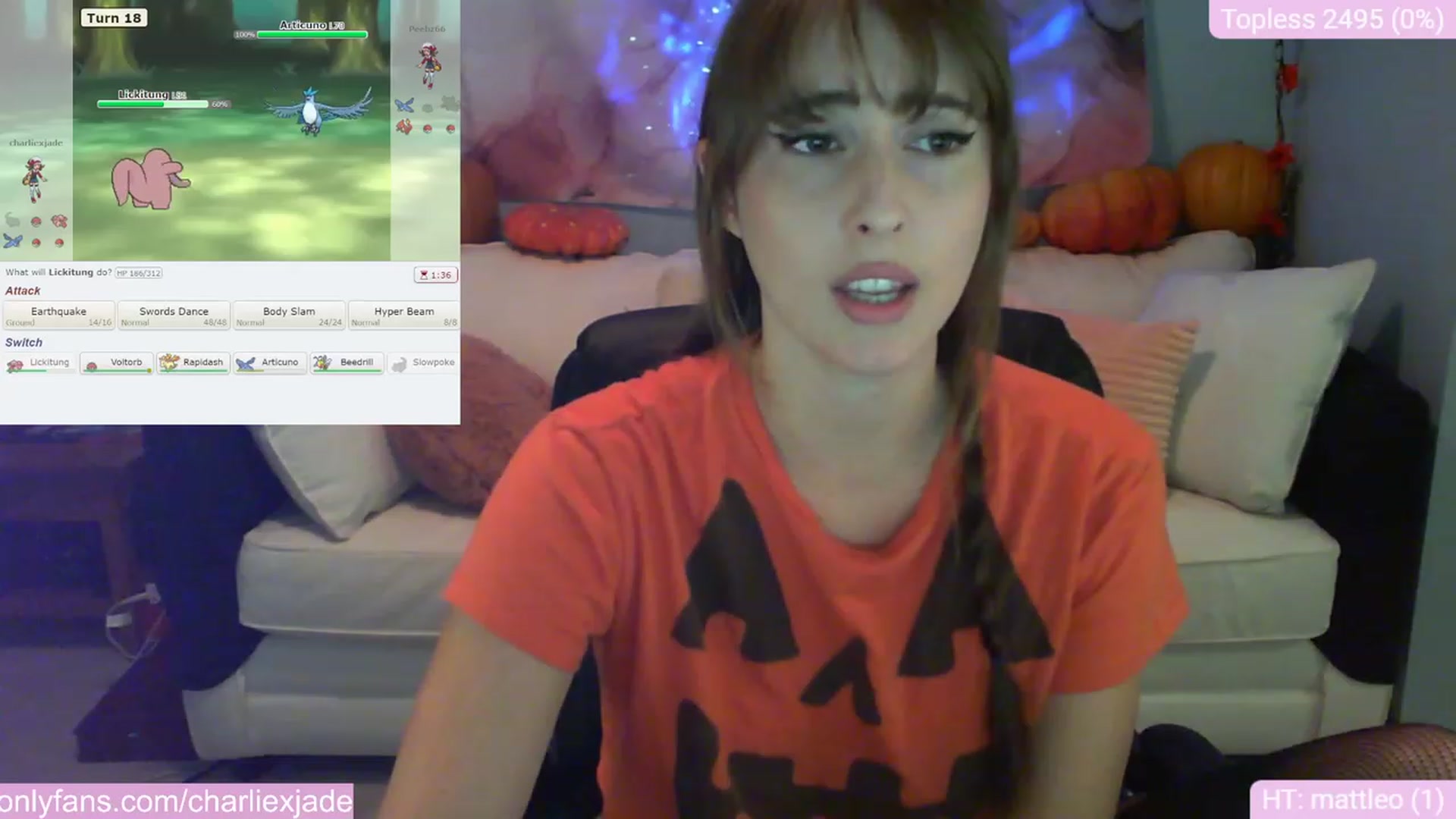 Gallery image thumbnail from Charliexjade's myfreecams stream on, 10/05/2023, 19:17 image 16 of 20