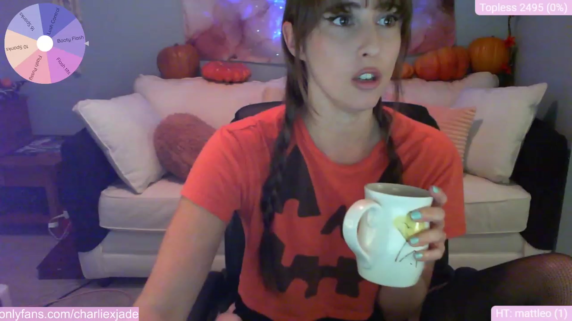 Gallery image thumbnail from Charliexjade's myfreecams stream on, 10/05/2023, 19:17 image 9 of 20