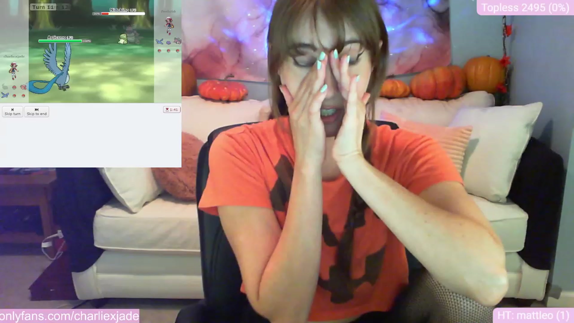 Gallery image thumbnail from Charliexjade's myfreecams stream on, 10/05/2023, 19:17 image 14 of 20