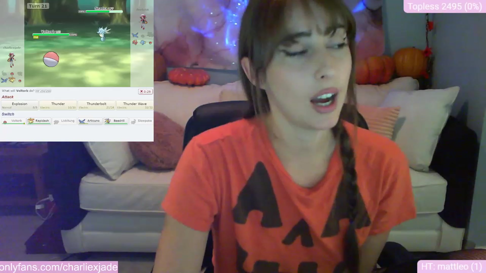 Gallery image thumbnail from Charliexjade's myfreecams stream on, 10/05/2023, 19:17 image 18 of 20