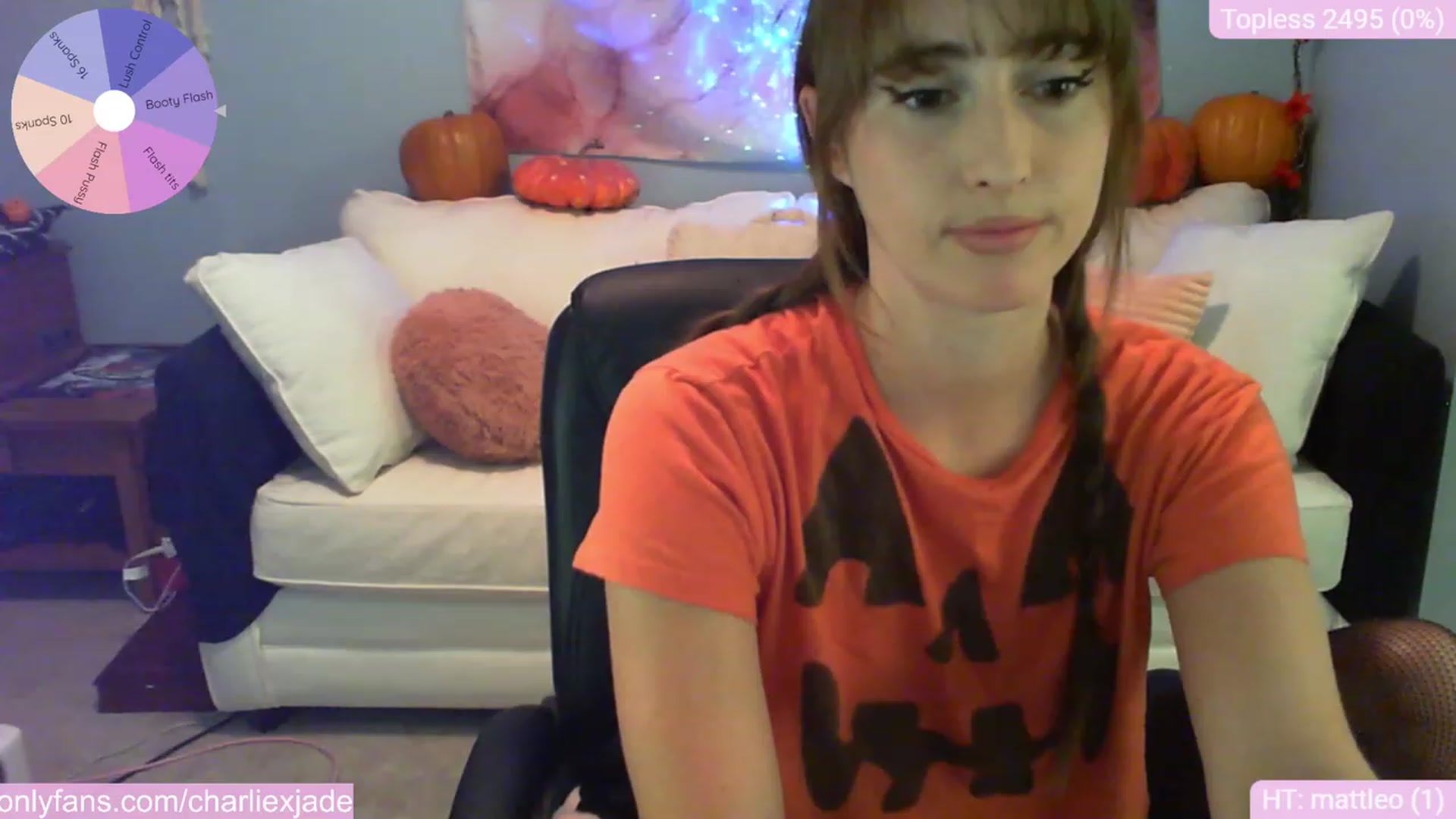 Gallery image thumbnail from Charliexjade's myfreecams stream on, 10/05/2023, 19:17 image 8 of 20