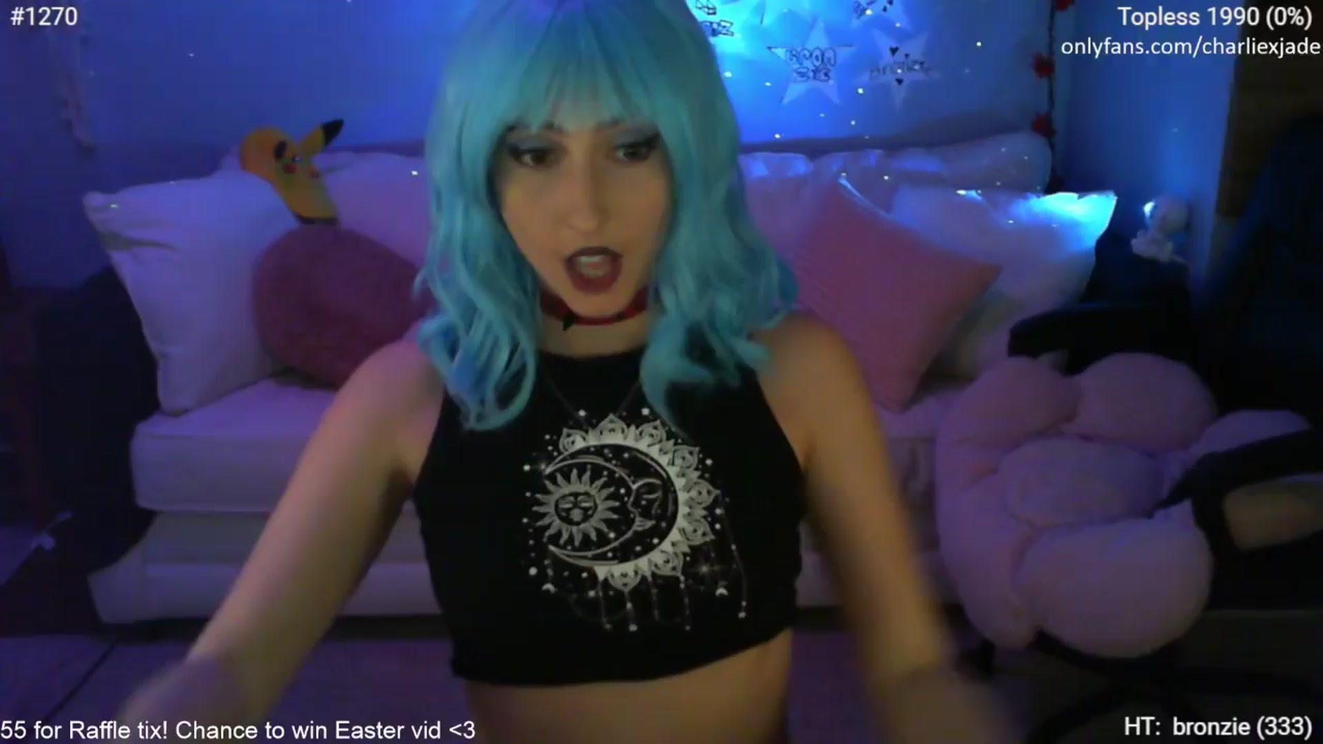 Gallery image thumbnail from Charliexjade's myfreecams stream on, 04/06/2024, 03:01 image 9 of 20