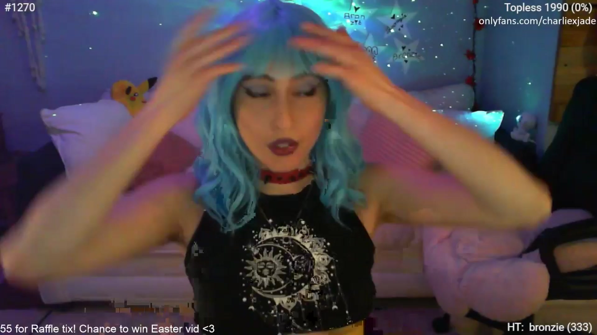 Gallery image thumbnail from Charliexjade's myfreecams stream on, 04/06/2024, 03:01 image 11 of 20