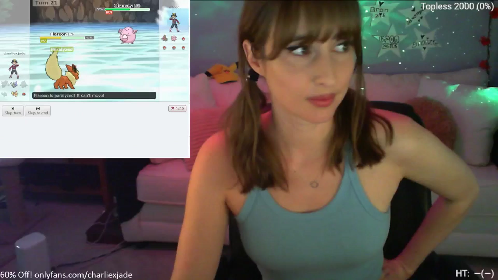 Gallery image thumbnail from Charliexjade's myfreecams stream on, 04/25/2024, 20:39 image 2 of 20