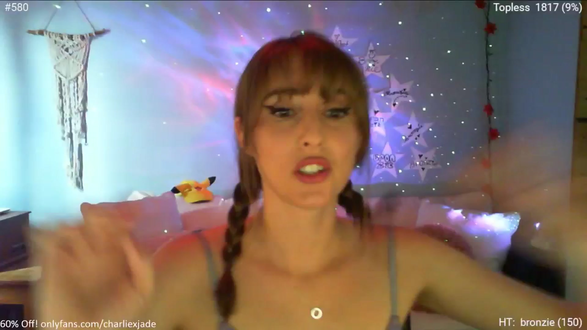 Gallery image thumbnail from Charliexjade's myfreecams stream on, 05/02/2024, 19:39 image 2 of 20