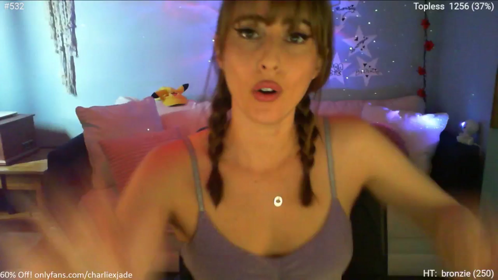 Gallery image thumbnail from Charliexjade's myfreecams stream on, 05/02/2024, 19:39 image 14 of 20