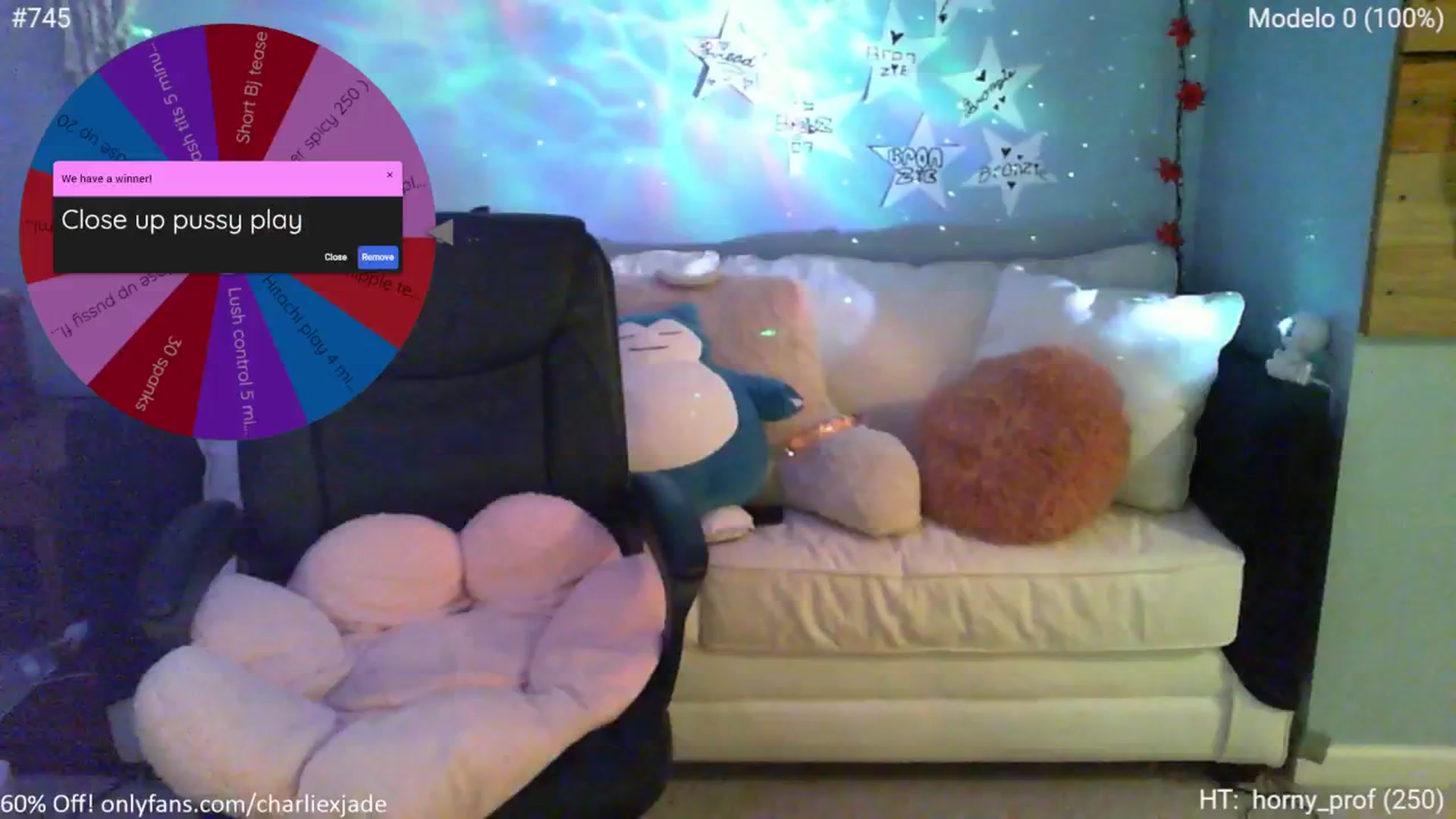 Gallery image thumbnail from Charliexjade's myfreecams stream on, 05/11/2024, 04:41 image 4 of 20