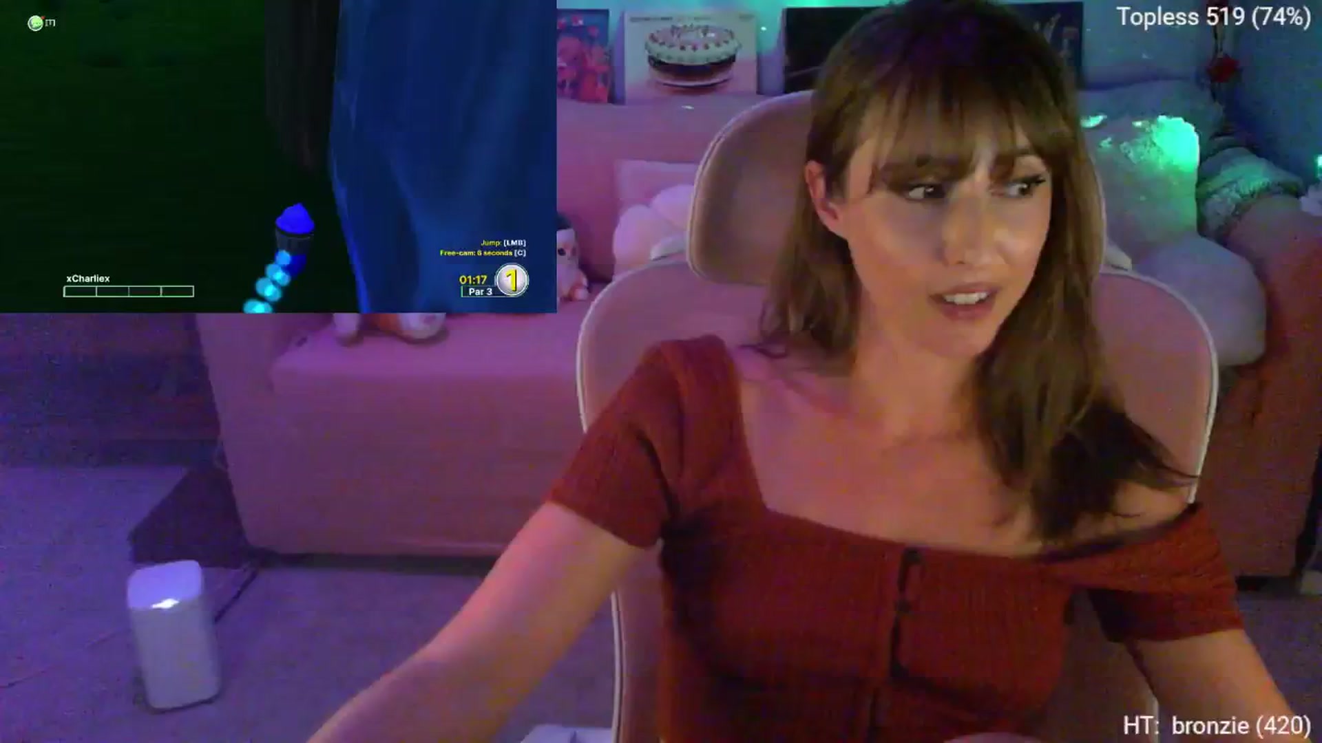 Gallery image thumbnail from Charliexjade's myfreecams stream on, 09/05/2024, 06:08 image 14 of 20