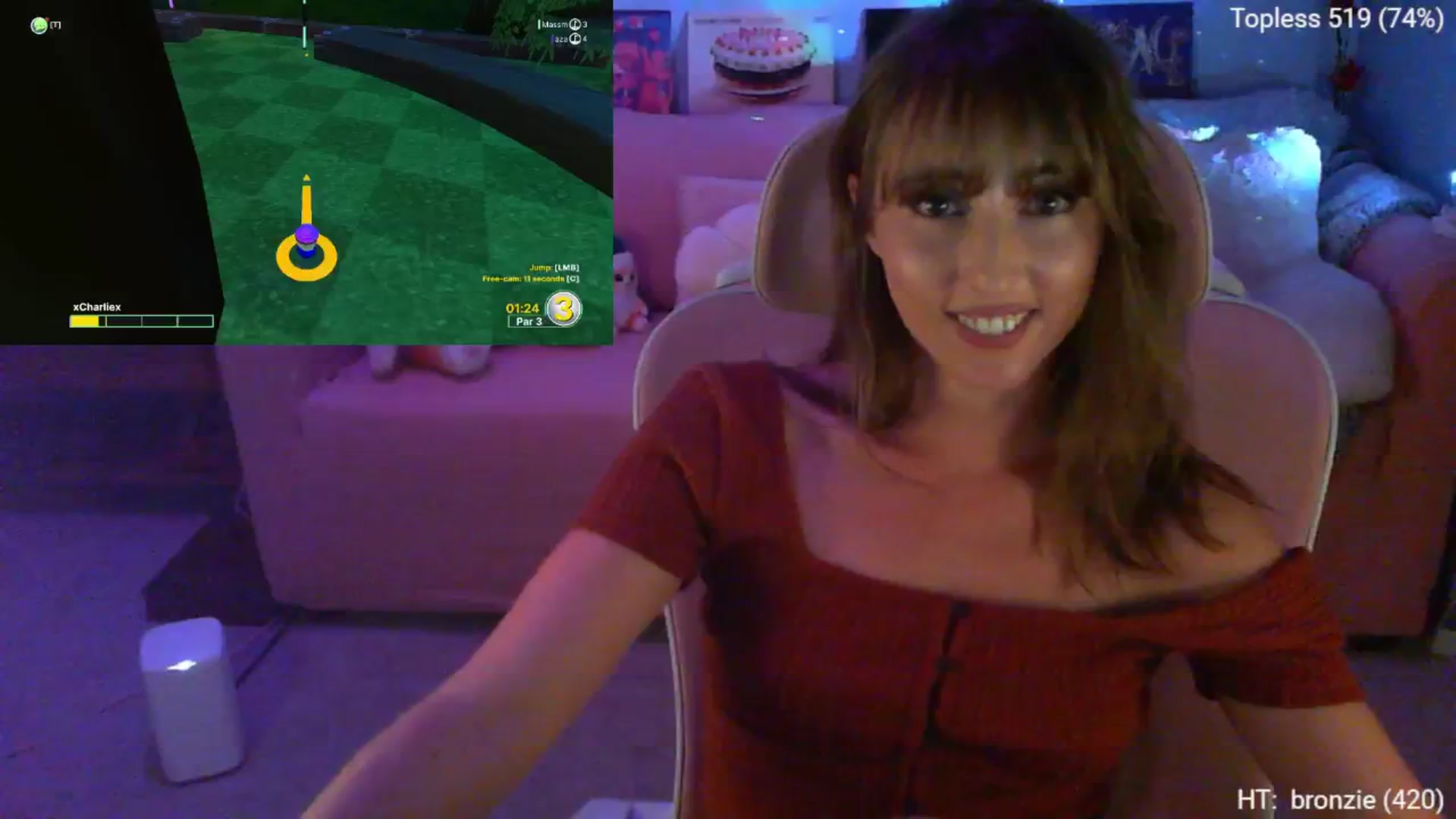 Gallery image thumbnail from Charliexjade's myfreecams stream on, 09/05/2024, 06:08 image 13 of 20