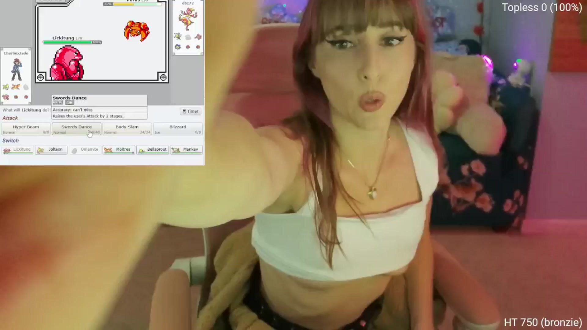 Gallery image thumbnail from Charliexjade's myfreecams stream on, 01/09/2025, 08:07 image 12 of 20