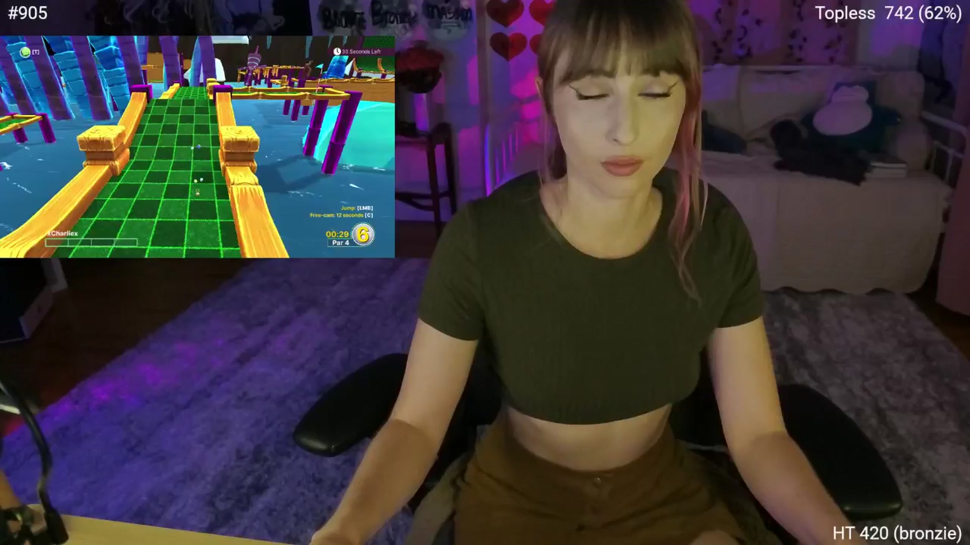 Gallery image thumbnail from Charliexjade's myfreecams stream on, 05/05/2025, 05:30 image 17 of 20