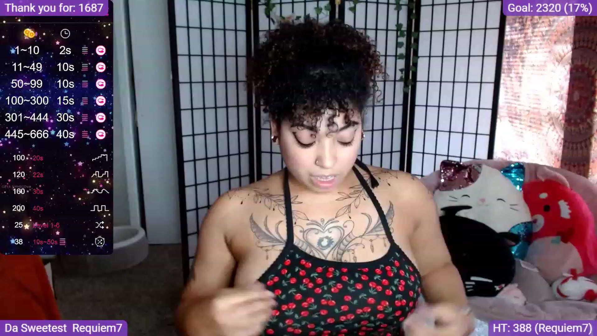 Gallery image thumbnail from CherriBombzz's myfreecams stream on, 02/11/2023, 18:58 image 10 of 20