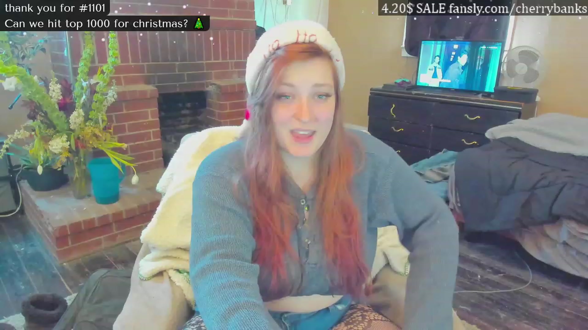Gallery image thumbnail from CherryBanks's myfreecams stream on, 12/25/2022, 19:57 image 1 of 20