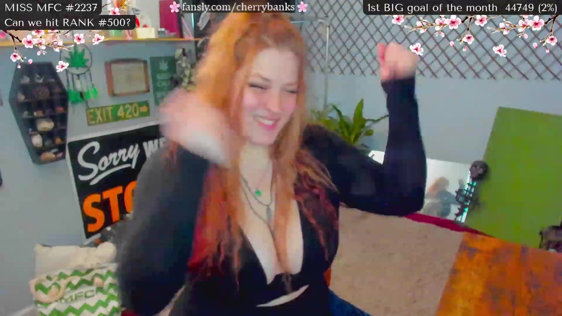 Gallery image thumbnail from CherryBanks's myfreecams stream on, 02/02/2023, 18:14 image 8 of 20