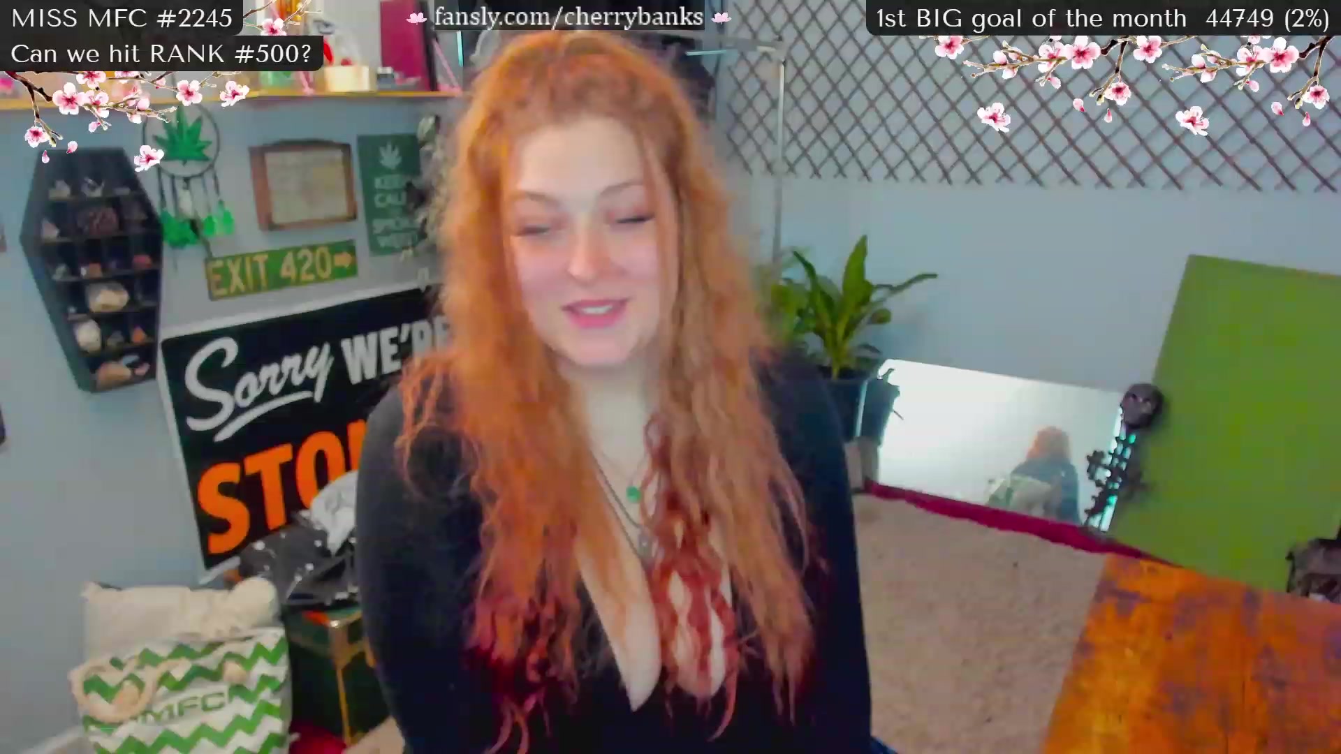 Gallery image thumbnail from CherryBanks's myfreecams stream on, 02/02/2023, 18:14 image 9 of 20