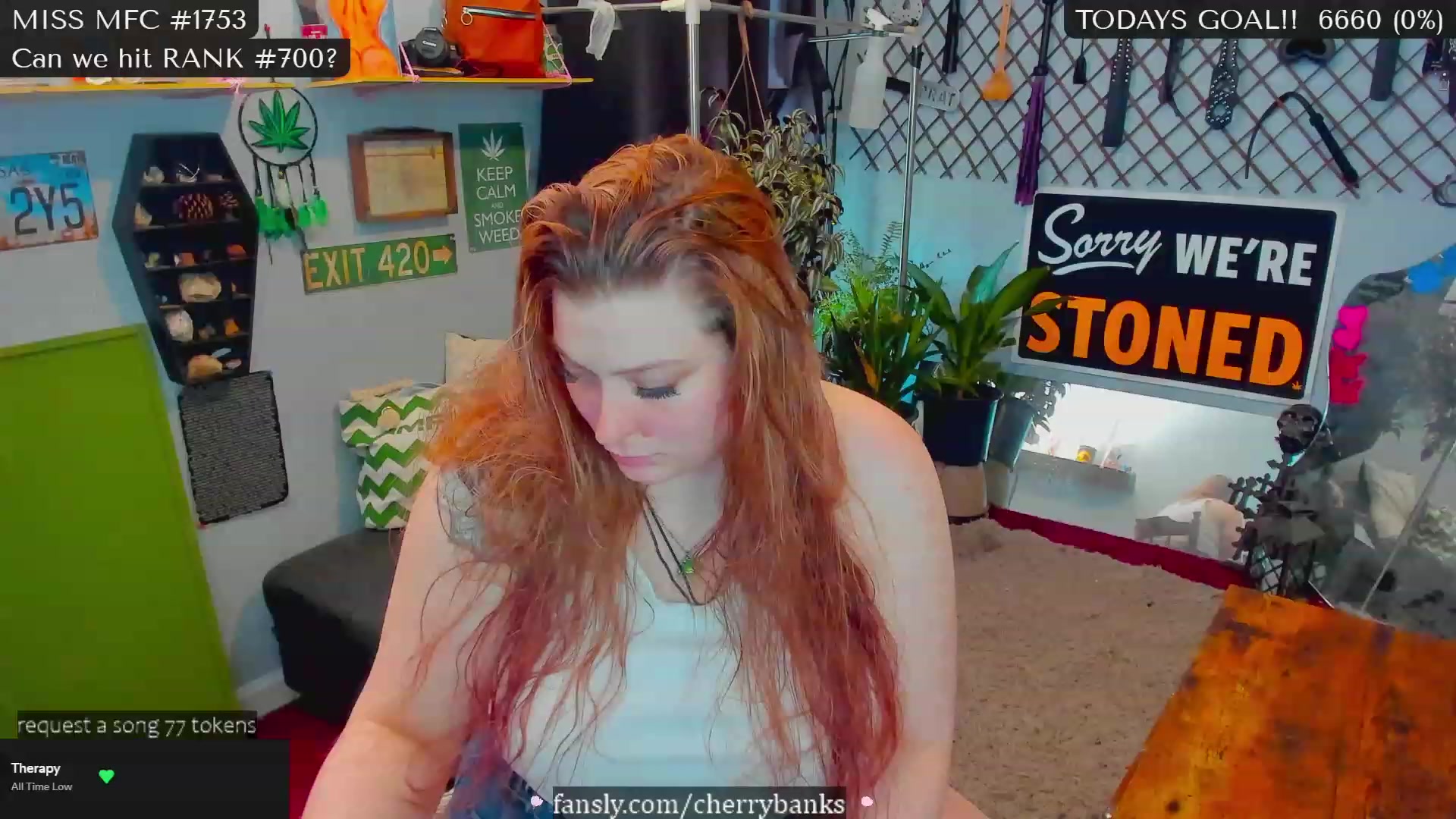Gallery image thumbnail from CherryBanks's myfreecams stream on, 02/07/2023, 17:42 image 6 of 20