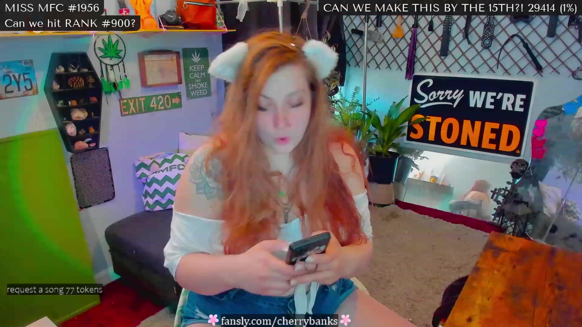 Gallery image thumbnail from CherryBanks's myfreecams stream on, 02/10/2023, 16:52 image 2 of 20