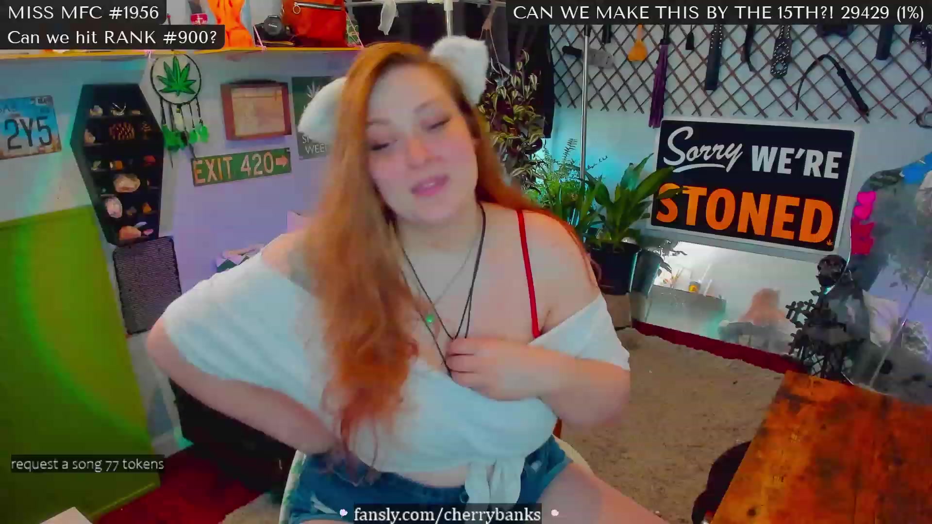 Gallery image thumbnail from CherryBanks's myfreecams stream on, 02/10/2023, 16:52 image 1 of 20