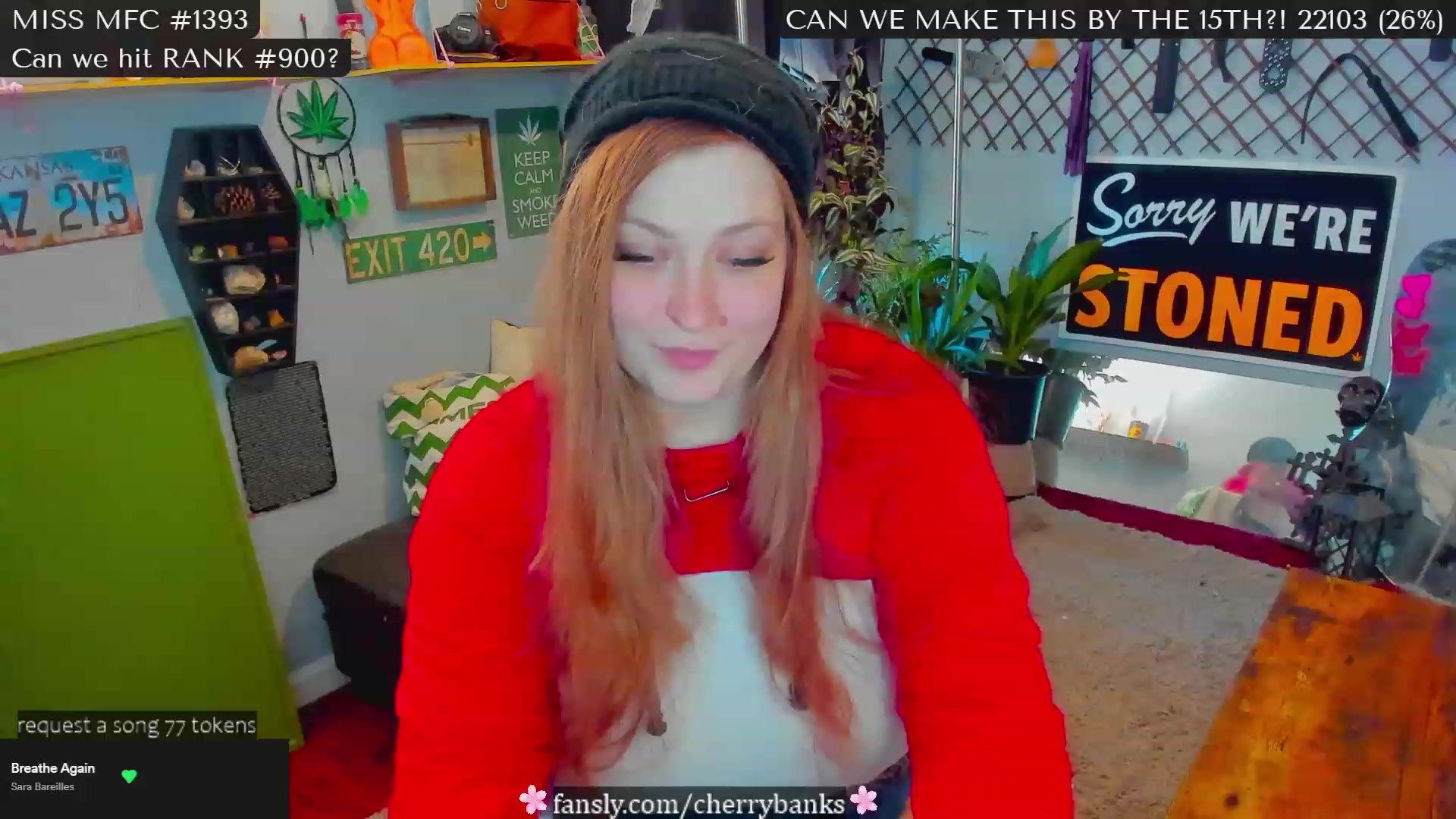 Gallery image thumbnail from CherryBanks's myfreecams stream on, 02/12/2023, 18:58 image 11 of 20