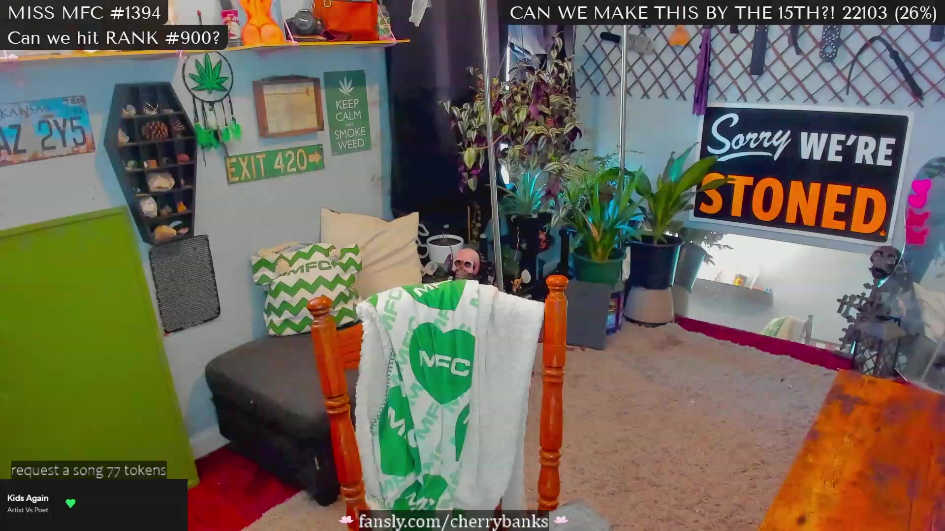 Gallery image thumbnail from CherryBanks's myfreecams stream on, 02/12/2023, 18:58 image 16 of 20