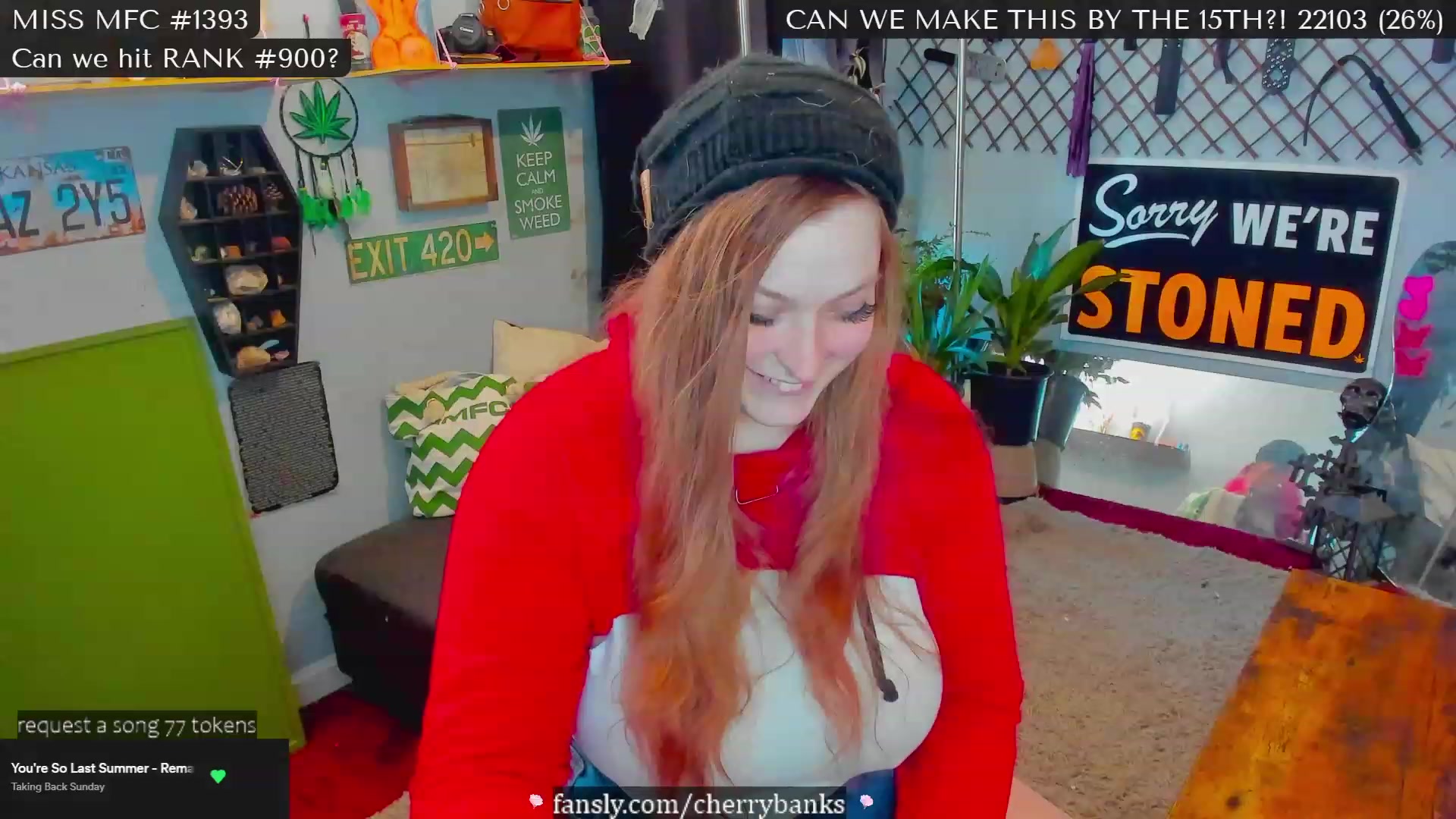 Gallery image thumbnail from CherryBanks's myfreecams stream on, 02/12/2023, 18:58 image 13 of 20