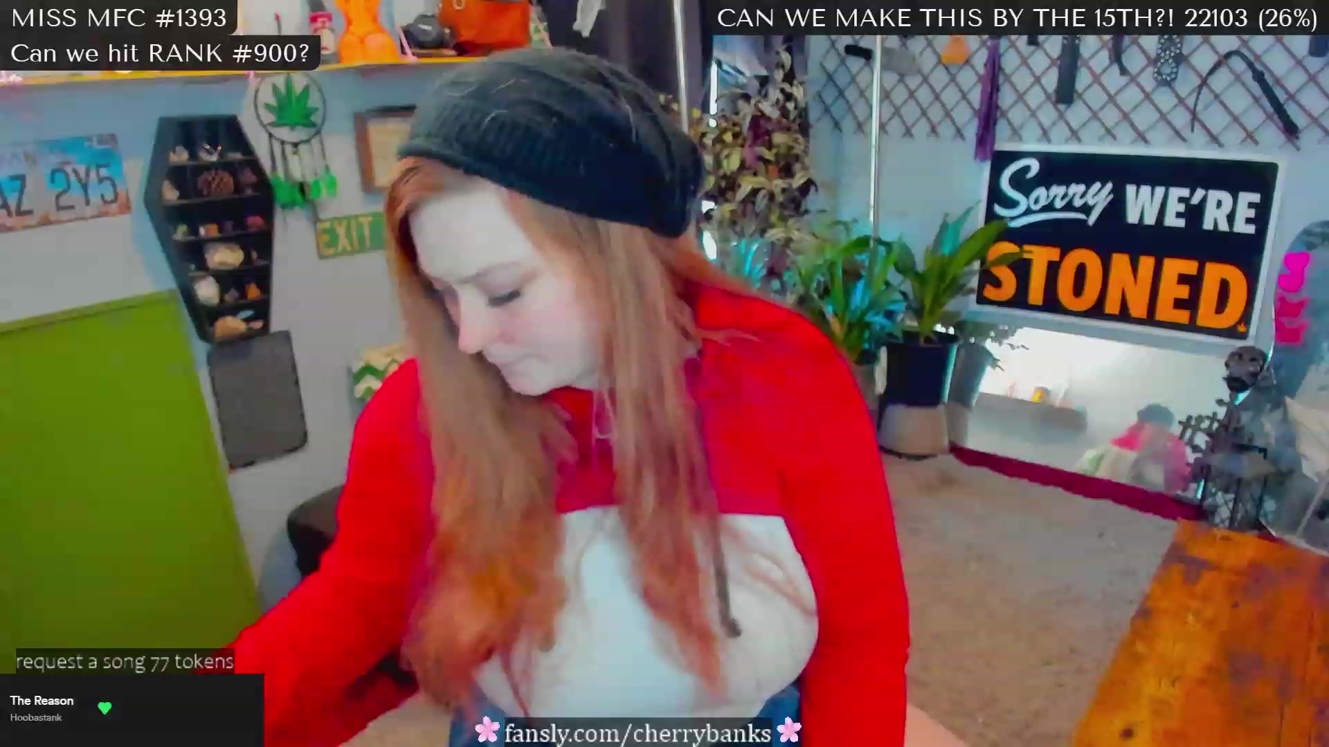 Gallery image thumbnail from CherryBanks's myfreecams stream on, 02/12/2023, 18:58 image 12 of 20