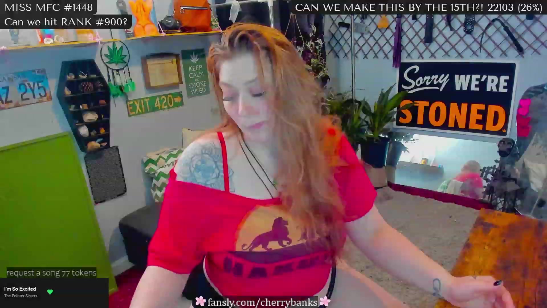 Gallery image thumbnail from CherryBanks's myfreecams stream on, 02/13/2023, 06:36 image 14 of 20