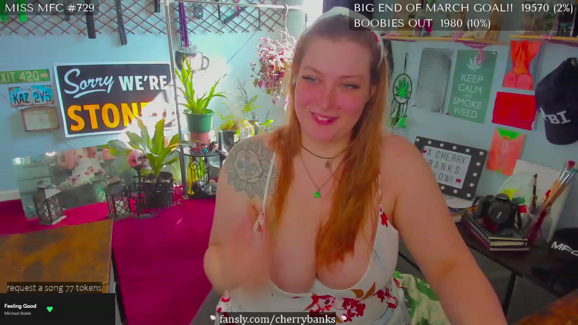 Gallery image thumbnail from CherryBanks's myfreecams stream on, 03/27/2023, 17:20 image 4 of 20