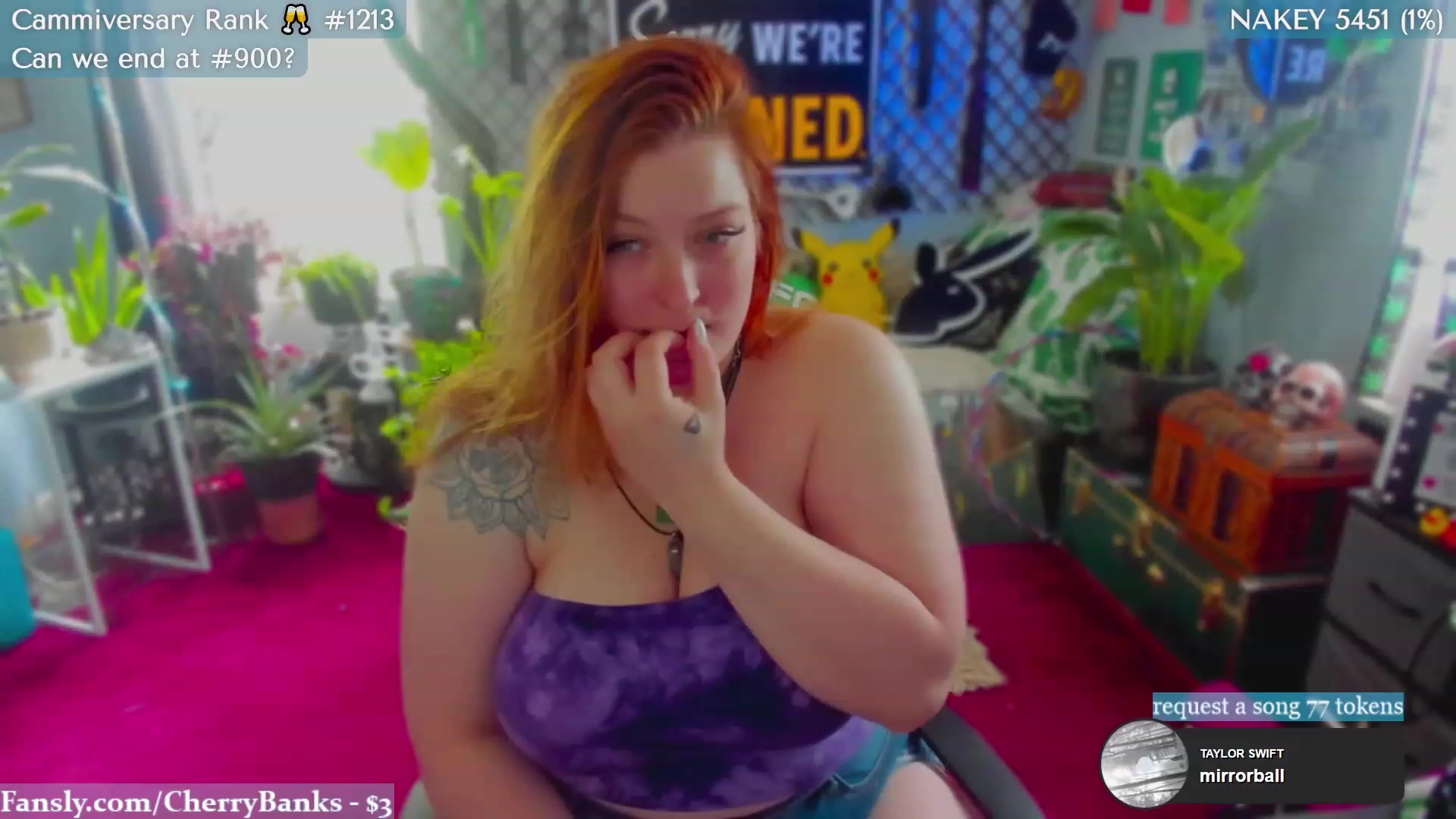 Gallery image thumbnail from CherryBanks's myfreecams stream on, 07/20/2023, 19:42 image 6 of 20