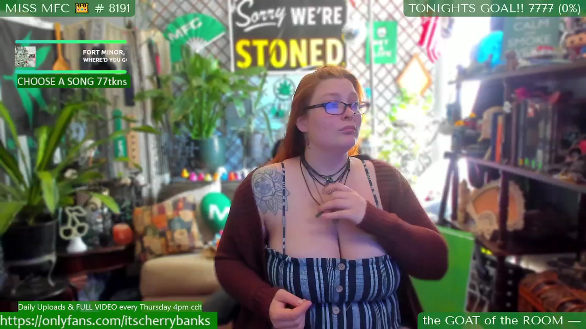 Gallery image thumbnail from CherryBanks's myfreecams stream on, 08/06/2025, 17:34 image 1 of 20