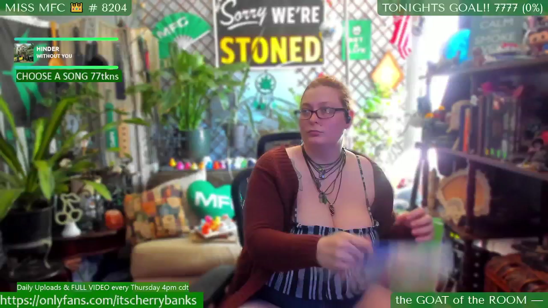 Gallery image thumbnail from CherryBanks's myfreecams stream on, 08/06/2025, 17:34 image 9 of 20
