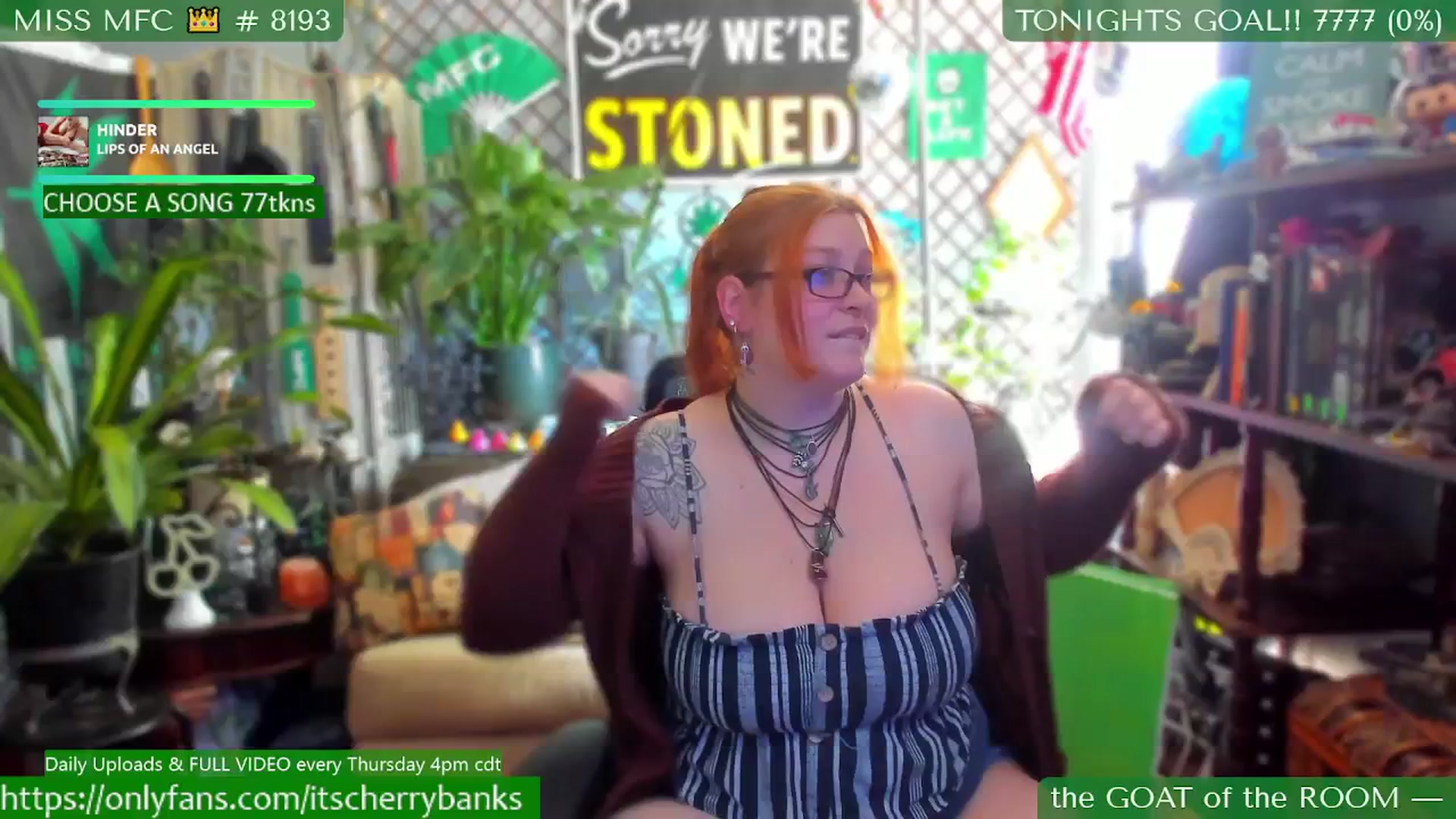 Gallery image thumbnail from CherryBanks's myfreecams stream on, 08/06/2025, 17:34 image 4 of 20