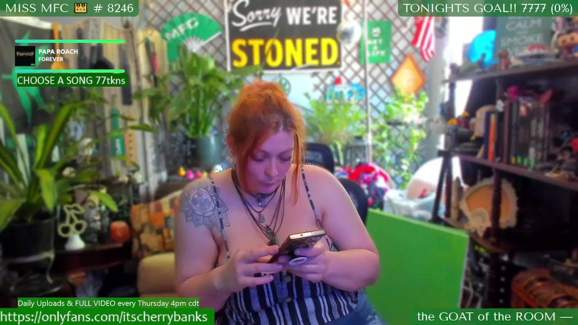 Gallery image thumbnail from CherryBanks's myfreecams stream on, 08/06/2025, 18:47 image 11 of 20