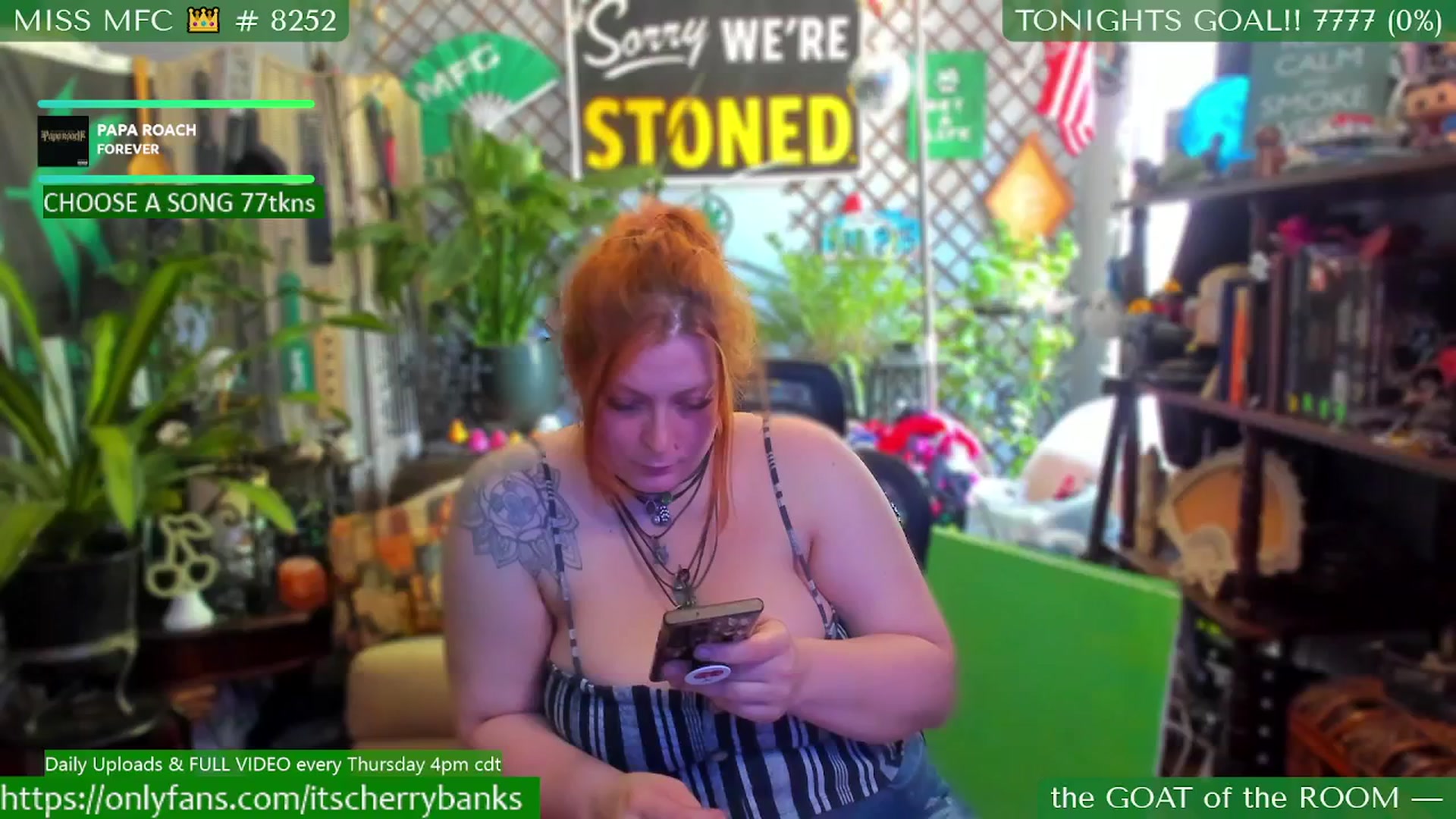 Gallery image thumbnail from CherryBanks's myfreecams stream on, 08/06/2025, 18:47 image 12 of 20