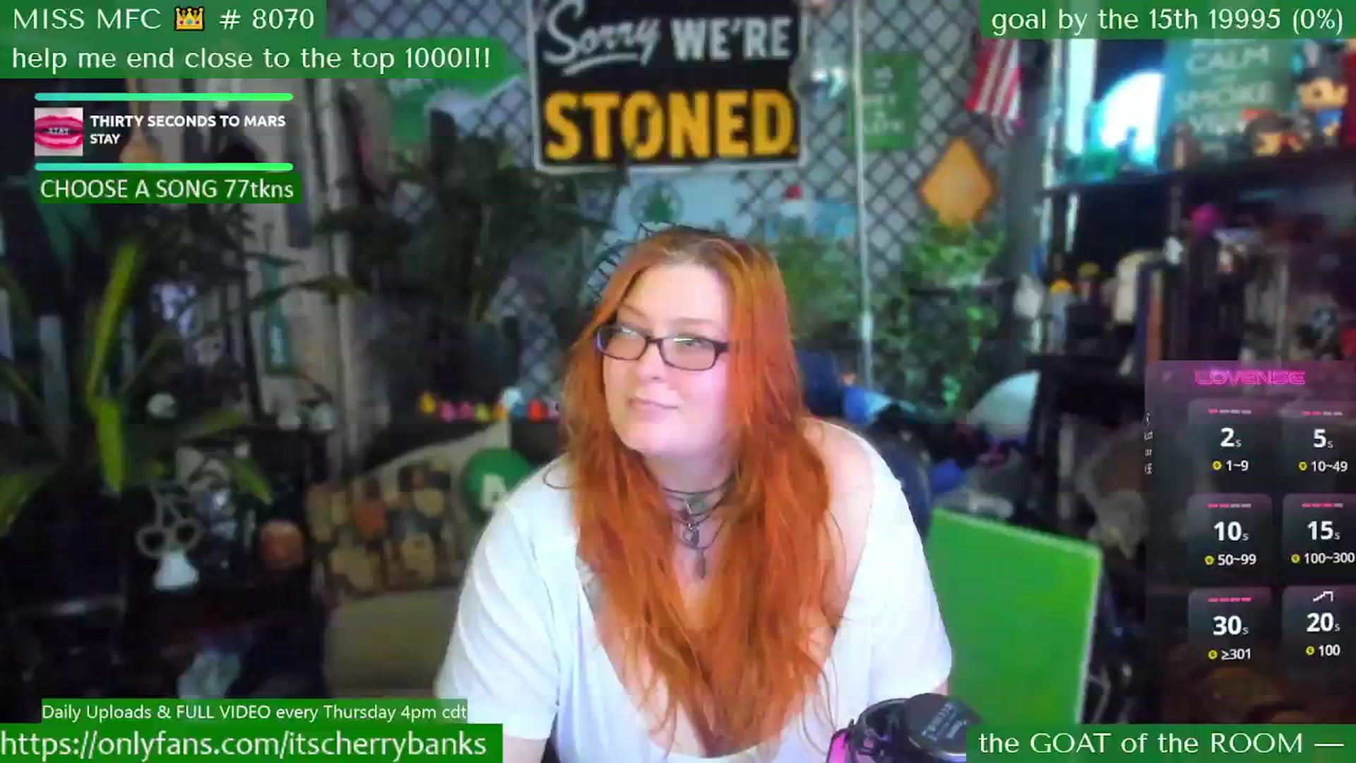 Gallery image thumbnail from CherryBanks's myfreecams stream on, 08/13/2025, 03:11 image 2 of 20