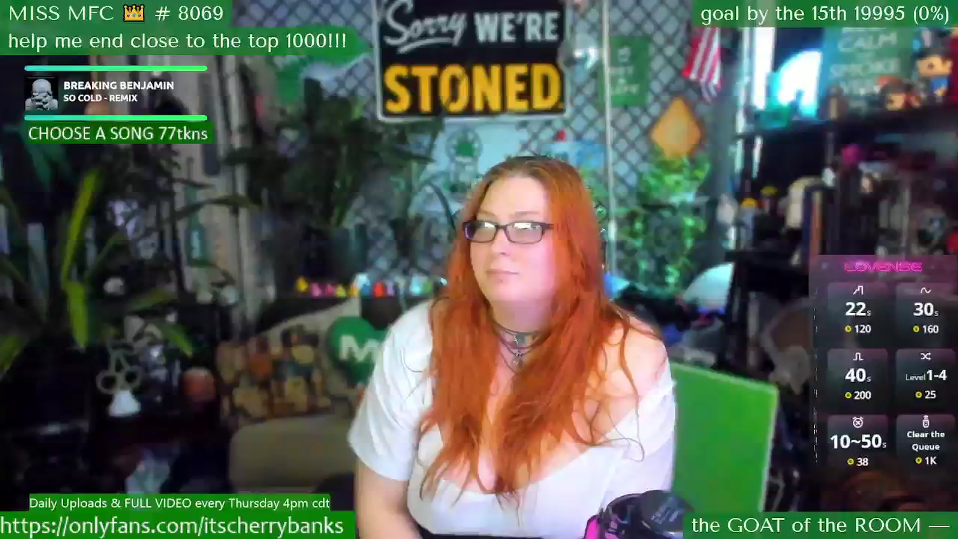Gallery image thumbnail from CherryBanks's myfreecams stream on, 08/13/2025, 03:11 image 1 of 20