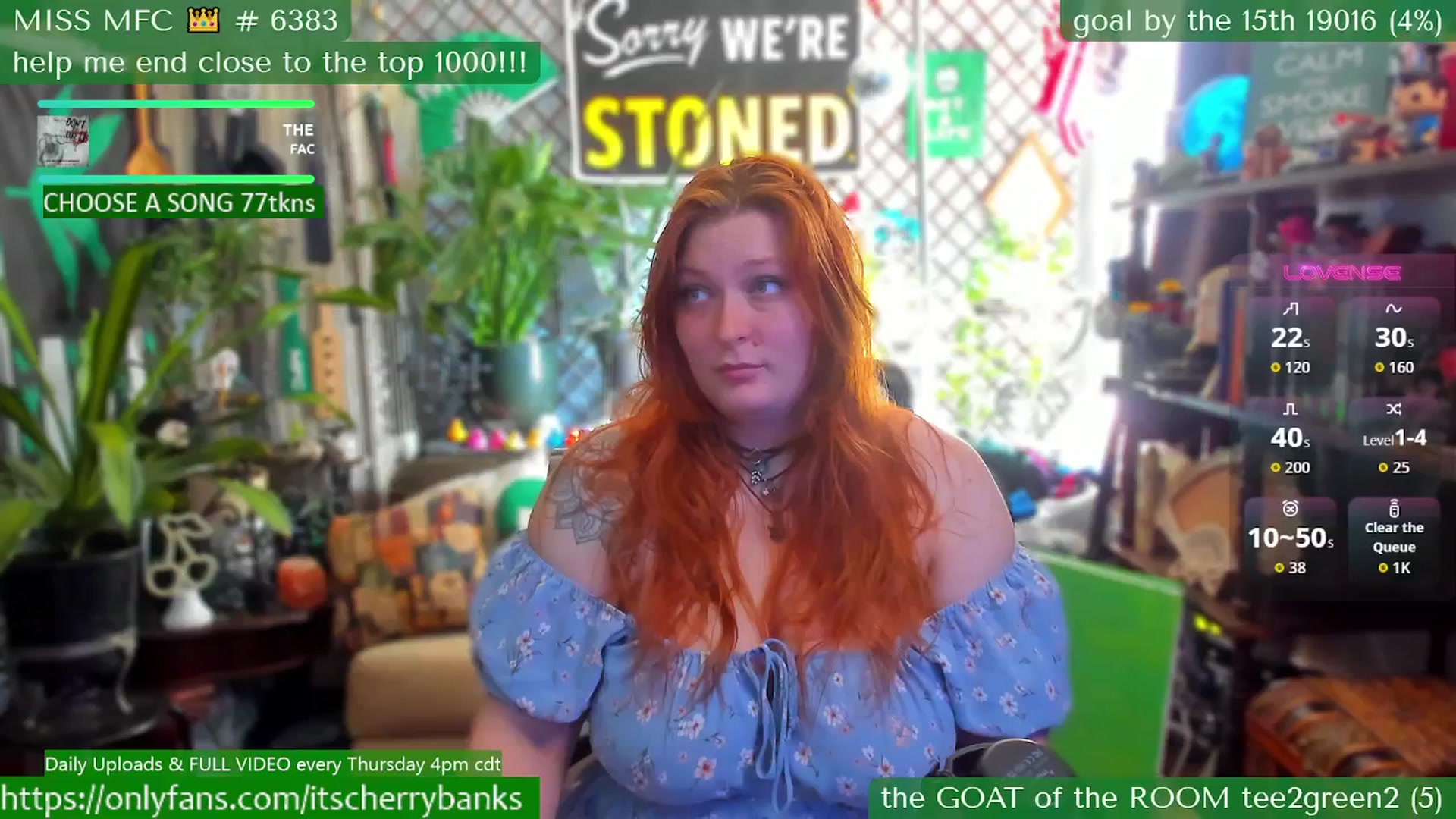Gallery image thumbnail from CherryBanks's myfreecams stream on, 08/13/2025, 19:28 image 1 of 20