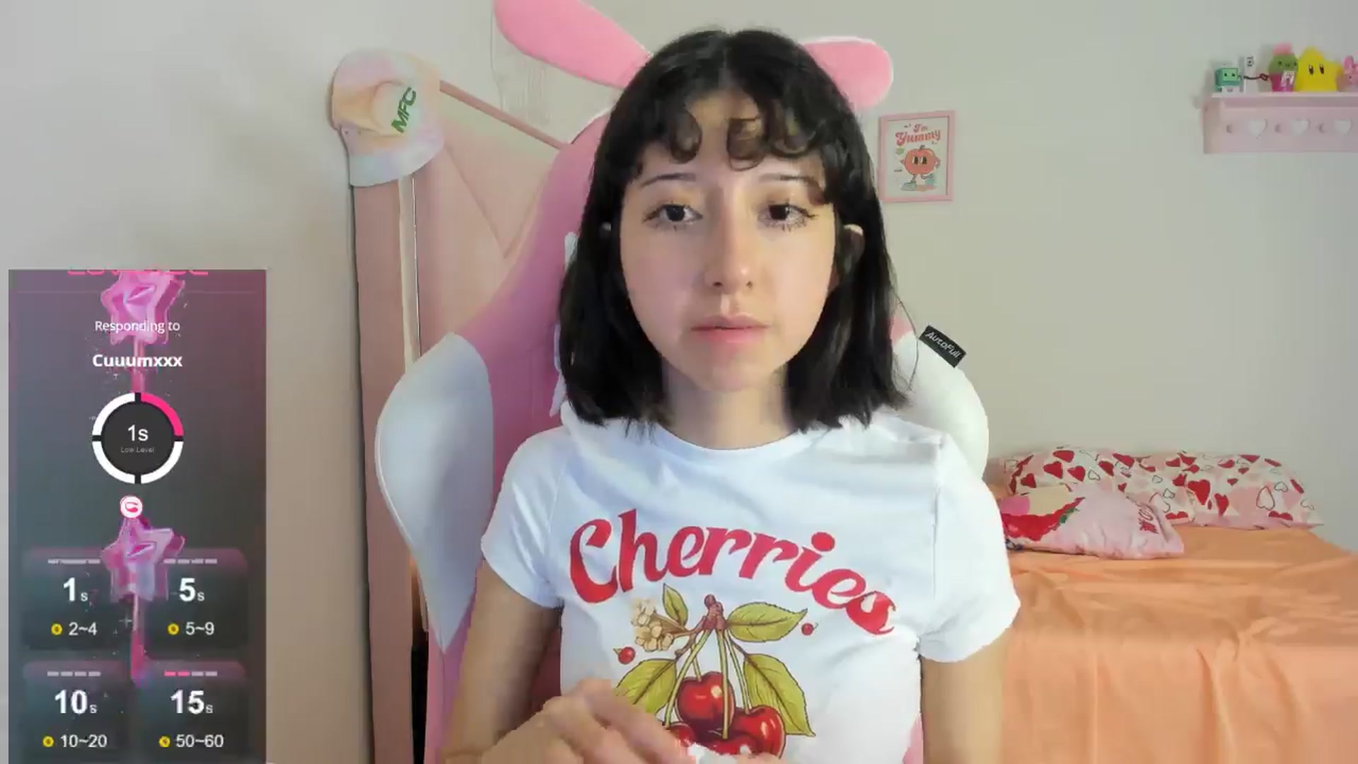 Gallery image thumbnail from Cherrycute666's myfreecams stream on, 08/15/2024, 03:01 image 15 of 20