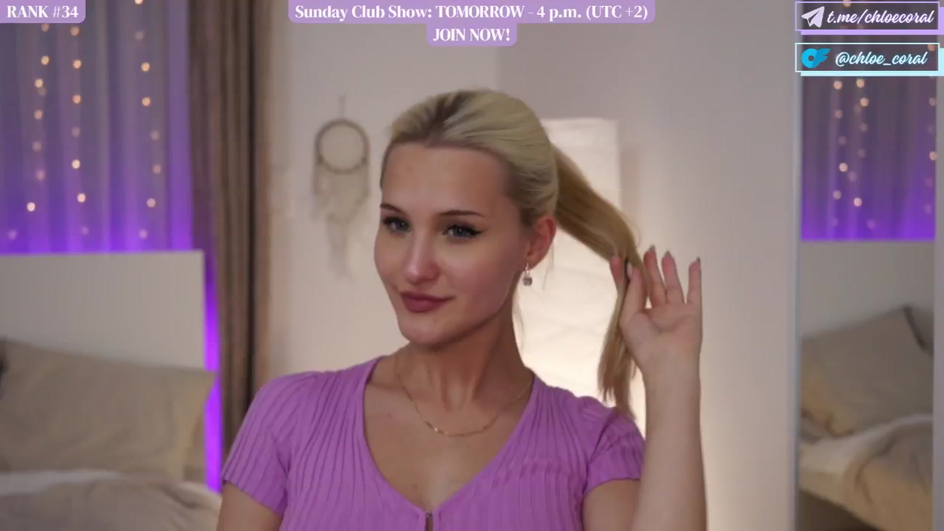 Gallery image thumbnail from ChloeCoral's myfreecams stream on, 06/08/2024, 17:36 image 12 of 20
