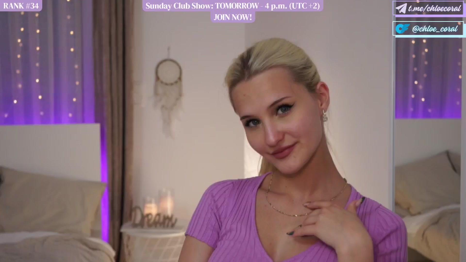 Gallery image thumbnail from ChloeCoral's myfreecams stream on, 06/08/2024, 17:36 image 13 of 20