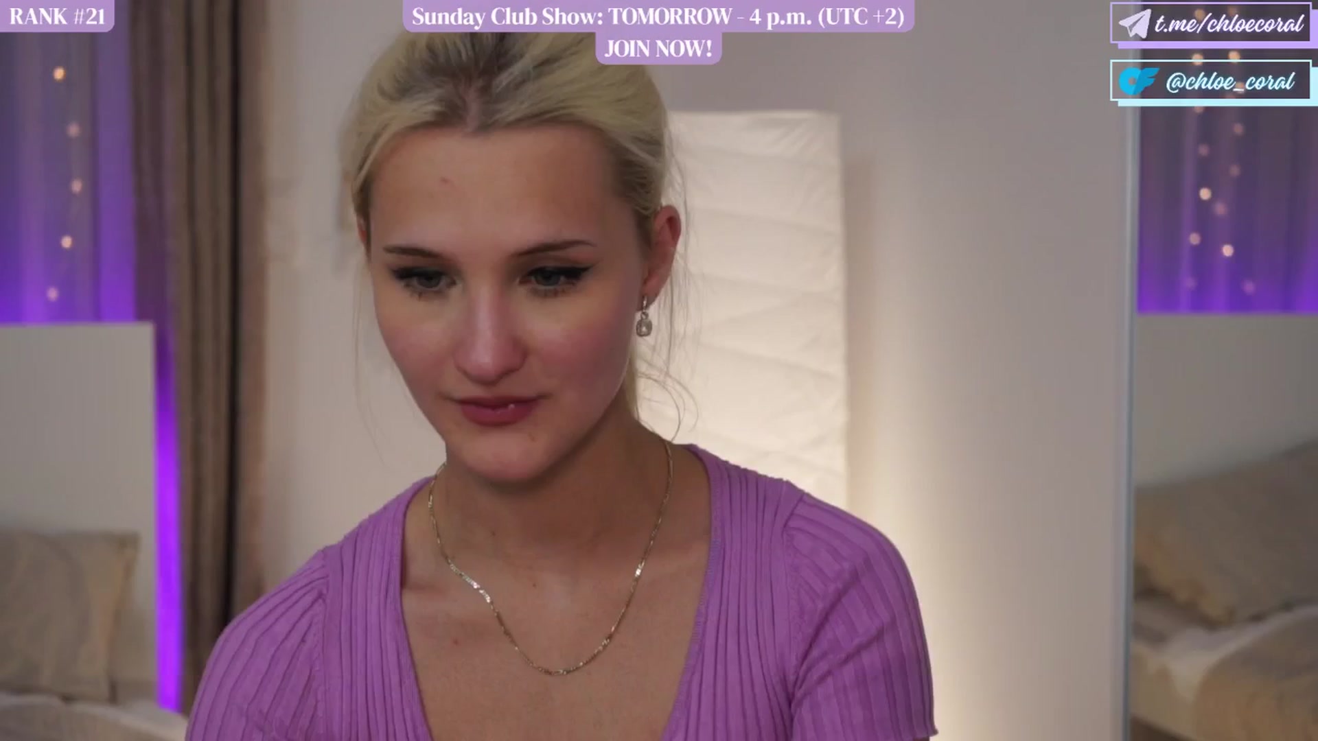 Gallery image thumbnail from ChloeCoral's myfreecams stream on, 06/08/2024, 20:34 image 15 of 20