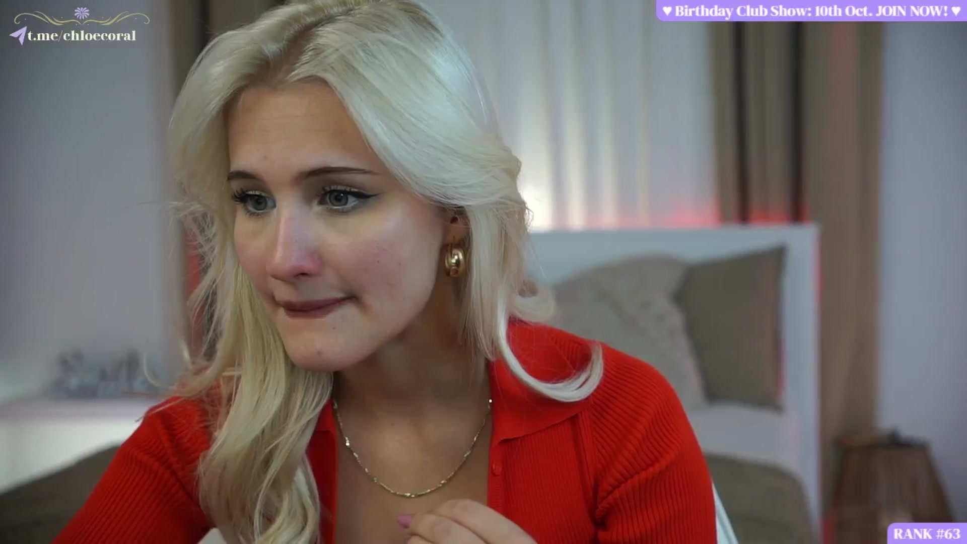 Gallery image thumbnail from ChloeCoral's myfreecams stream on, 10/08/2024, 20:44 image 10 of 20