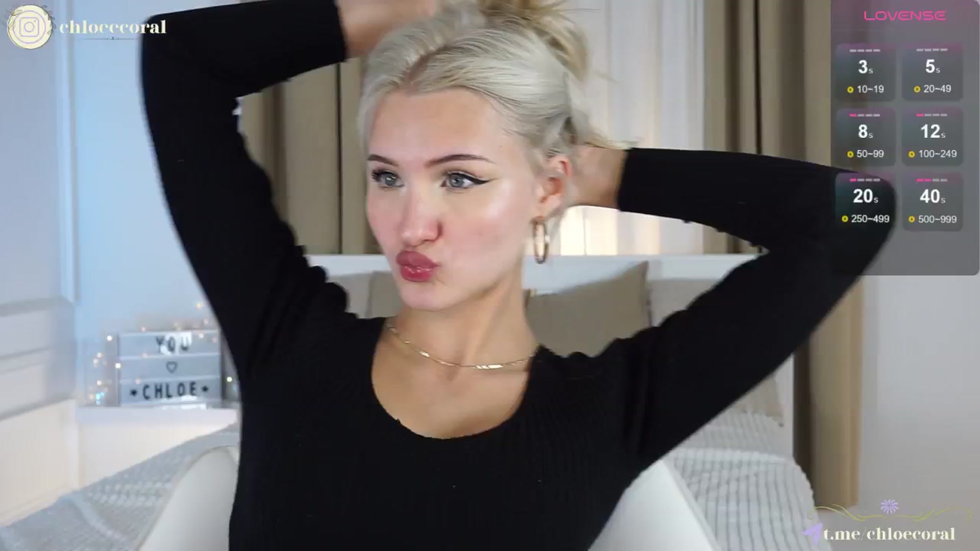 Gallery image thumbnail from ChloeCoral's myfreecams stream on, 01/18/2025, 21:07 image 19 of 20