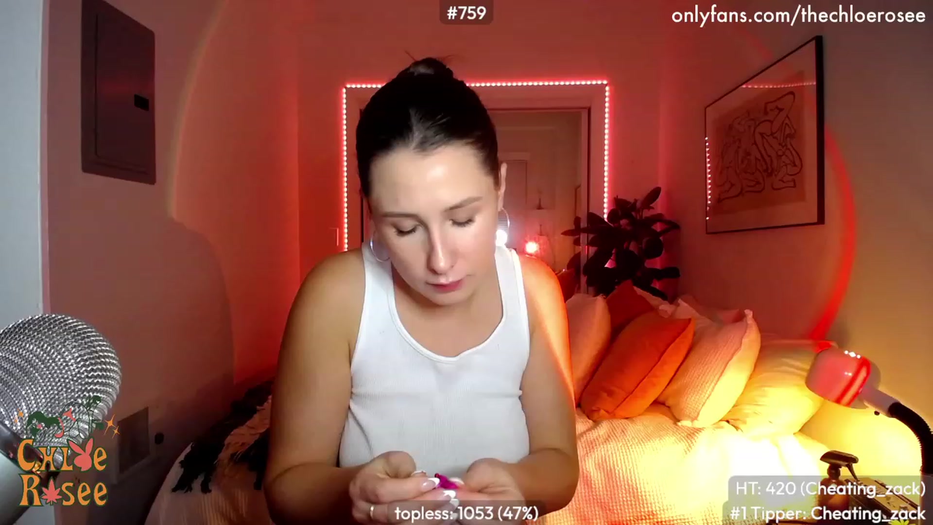 Gallery image thumbnail from ChloeRosee's myfreecams stream on, 01/27/2023, 06:17 image 5 of 20