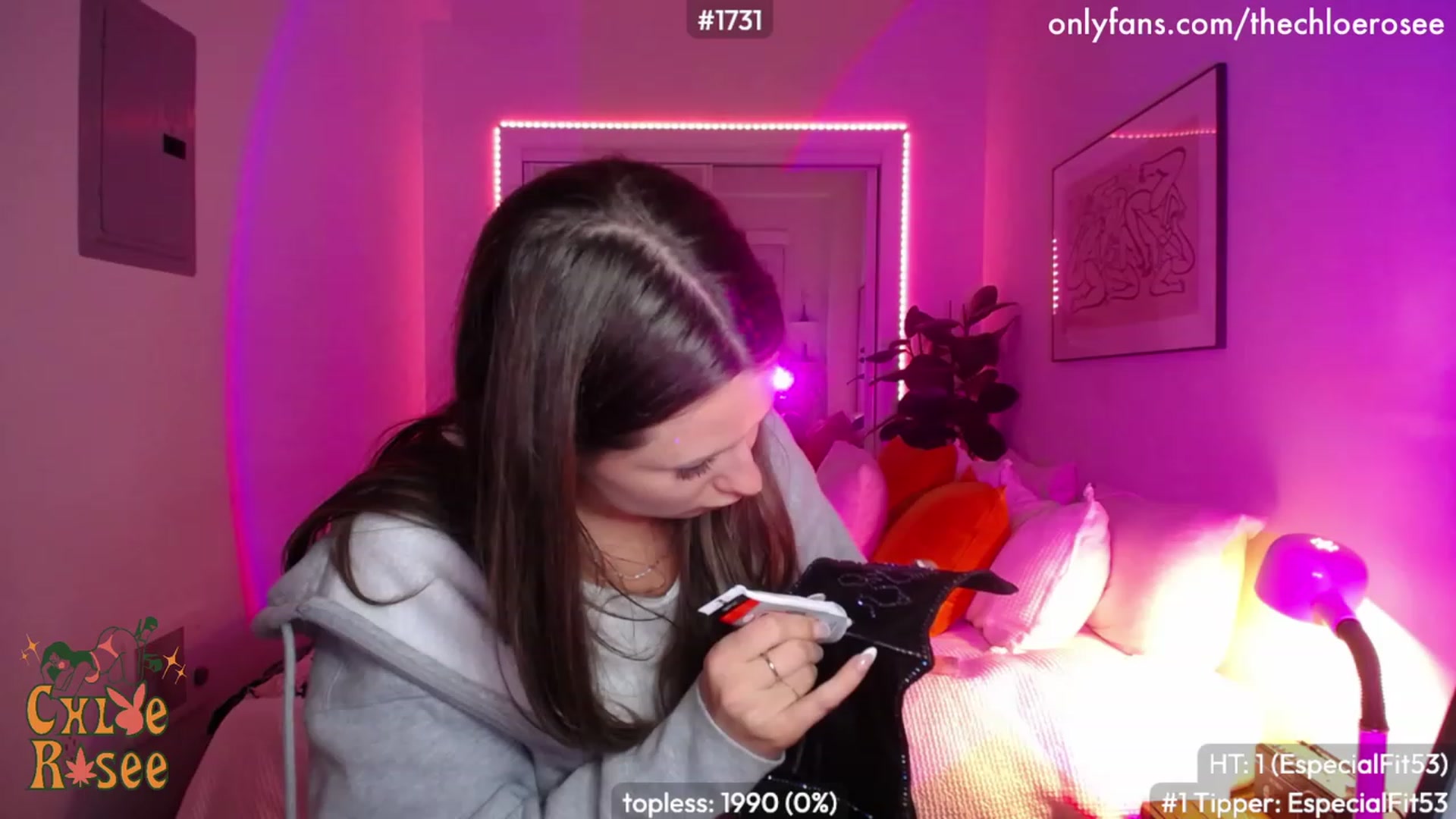 Gallery image thumbnail from ChloeRosee's myfreecams stream on, 05/10/2023, 06:33 image 11 of 20