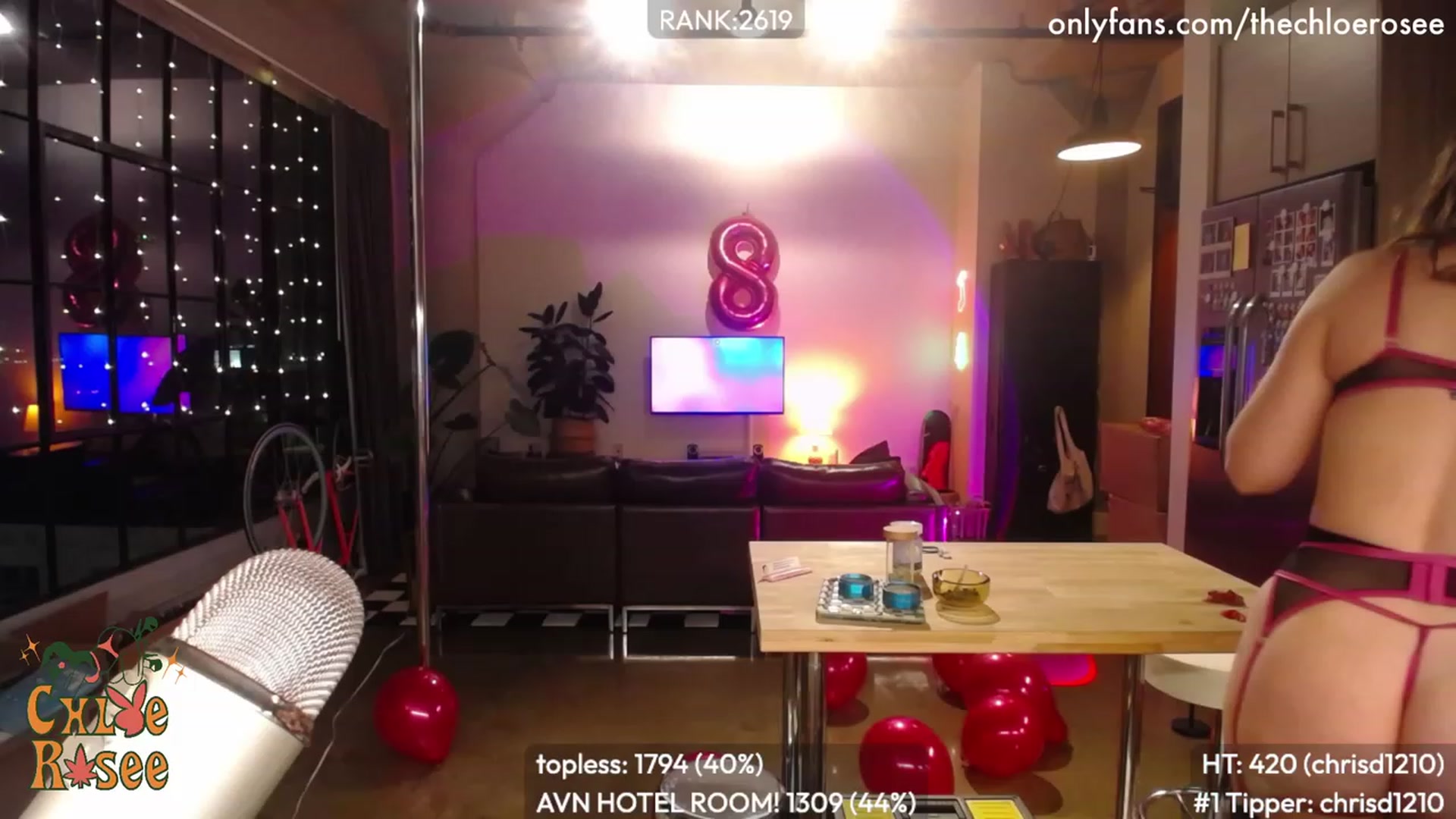 Gallery image thumbnail from ChloeRosee's myfreecams stream on, 12/05/2023, 06:18 image 3 of 20
