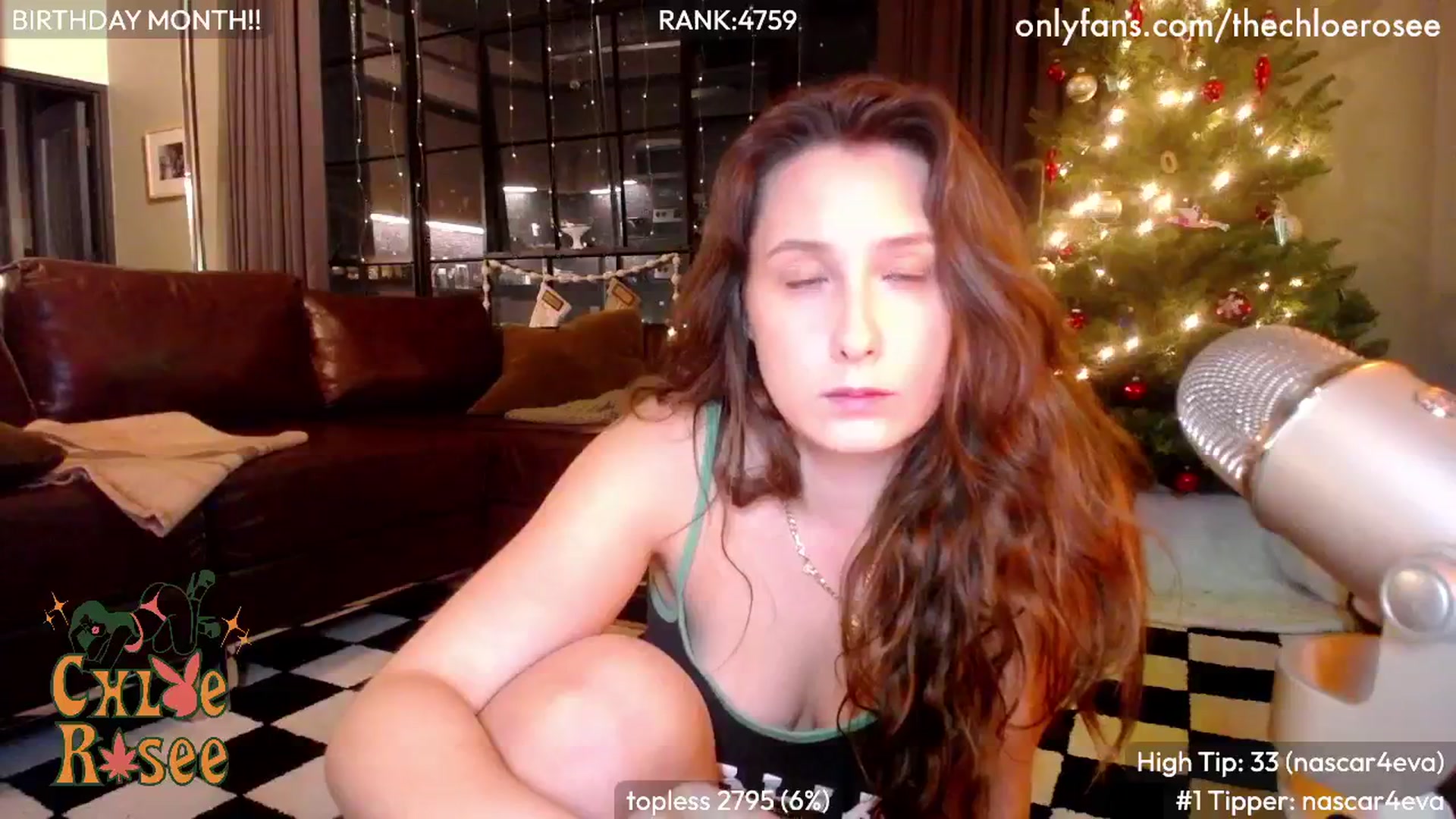 Gallery image thumbnail from ChloeRosee's myfreecams stream on, 12/10/2024, 06:05 image 12 of 20