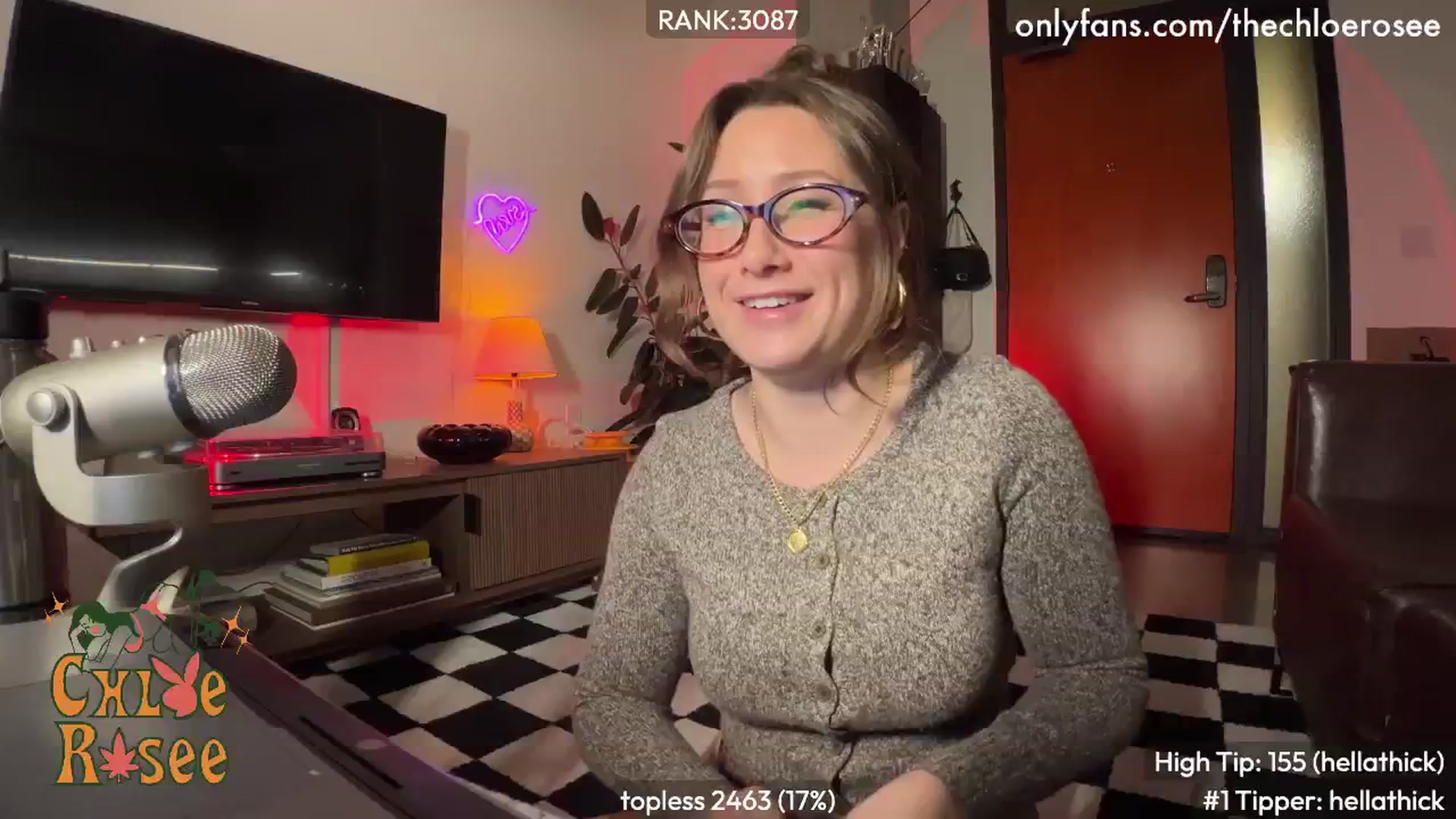 Gallery image thumbnail from ChloeRosee's myfreecams stream on, 02/17/2025, 06:11 image 1 of 20