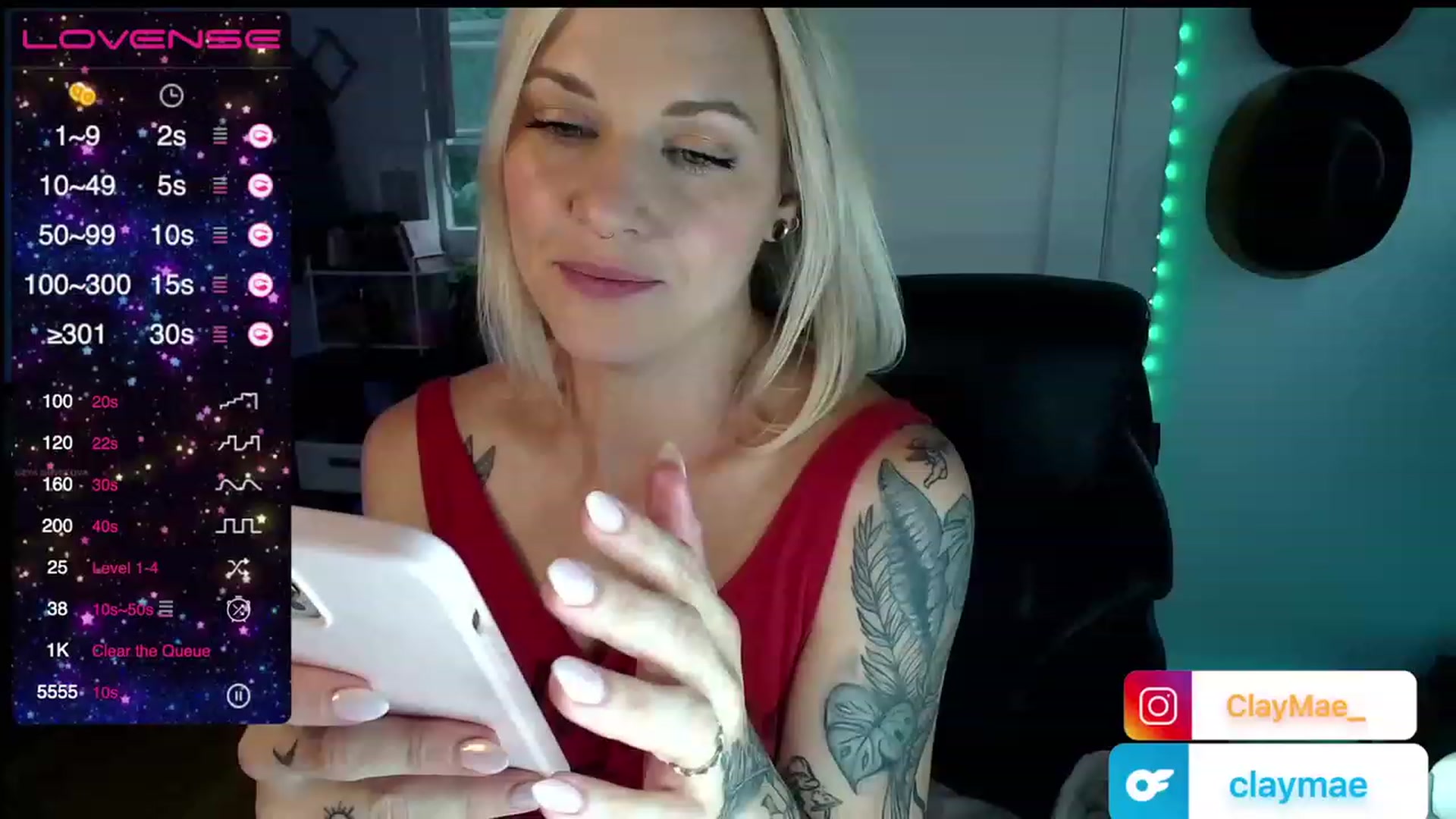 Gallery image thumbnail from ClayMae011's myfreecams stream on, 08/06/2023, 23:47 image 18 of 20