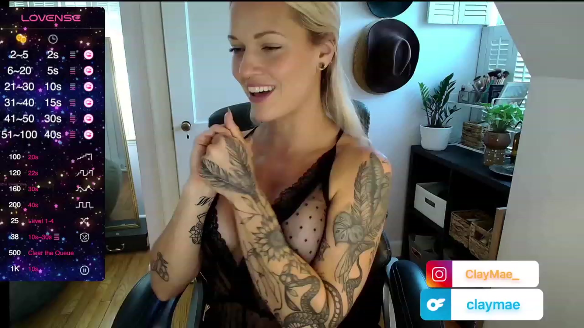 Gallery image thumbnail from ClayMae011's myfreecams stream on, 08/17/2023, 14:28 image 20 of 20